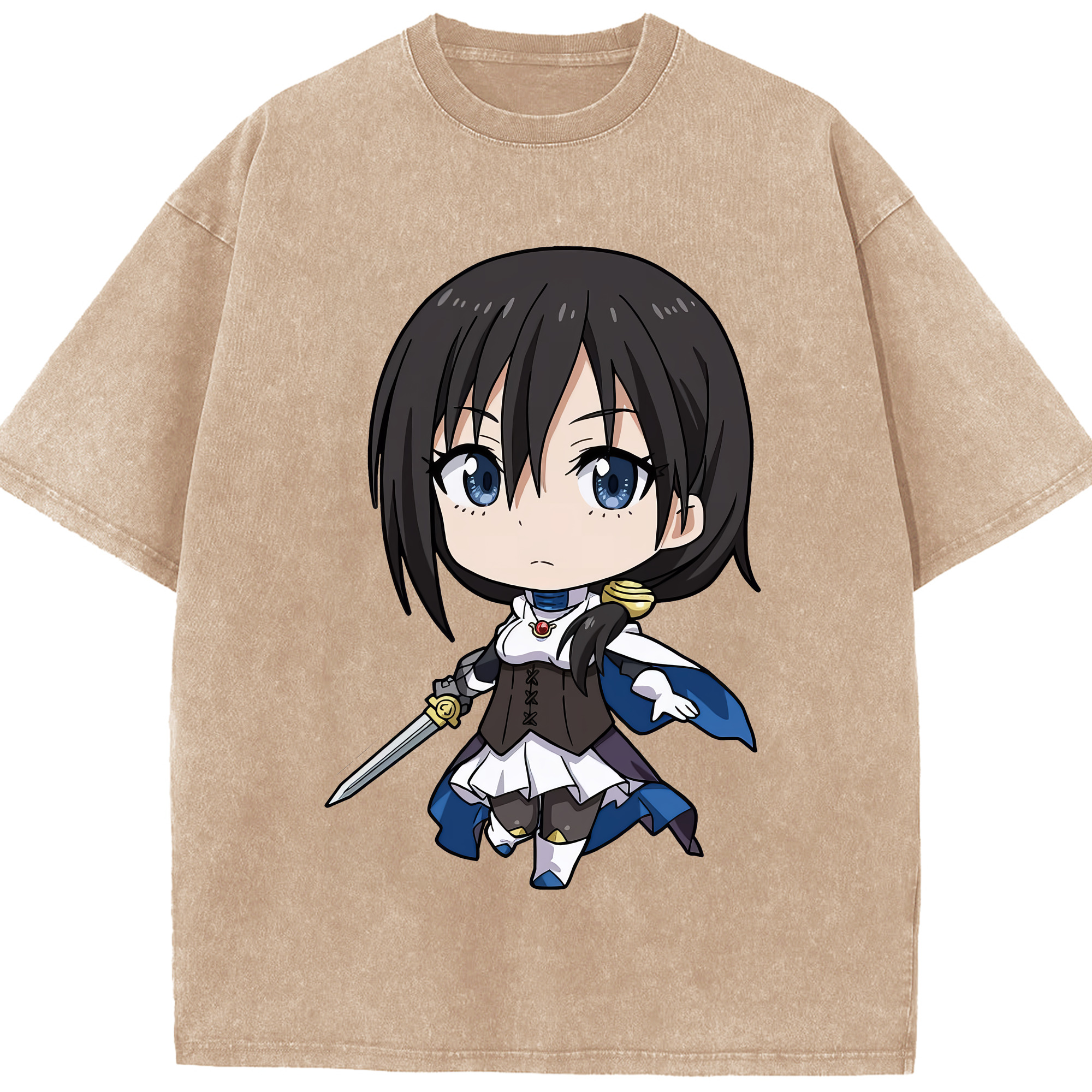 （画像用） 転スラ Regarding Reincarnated to Slime 綿100% ヴィンテージ風 半袖Tシャツ（フロントプリント）
