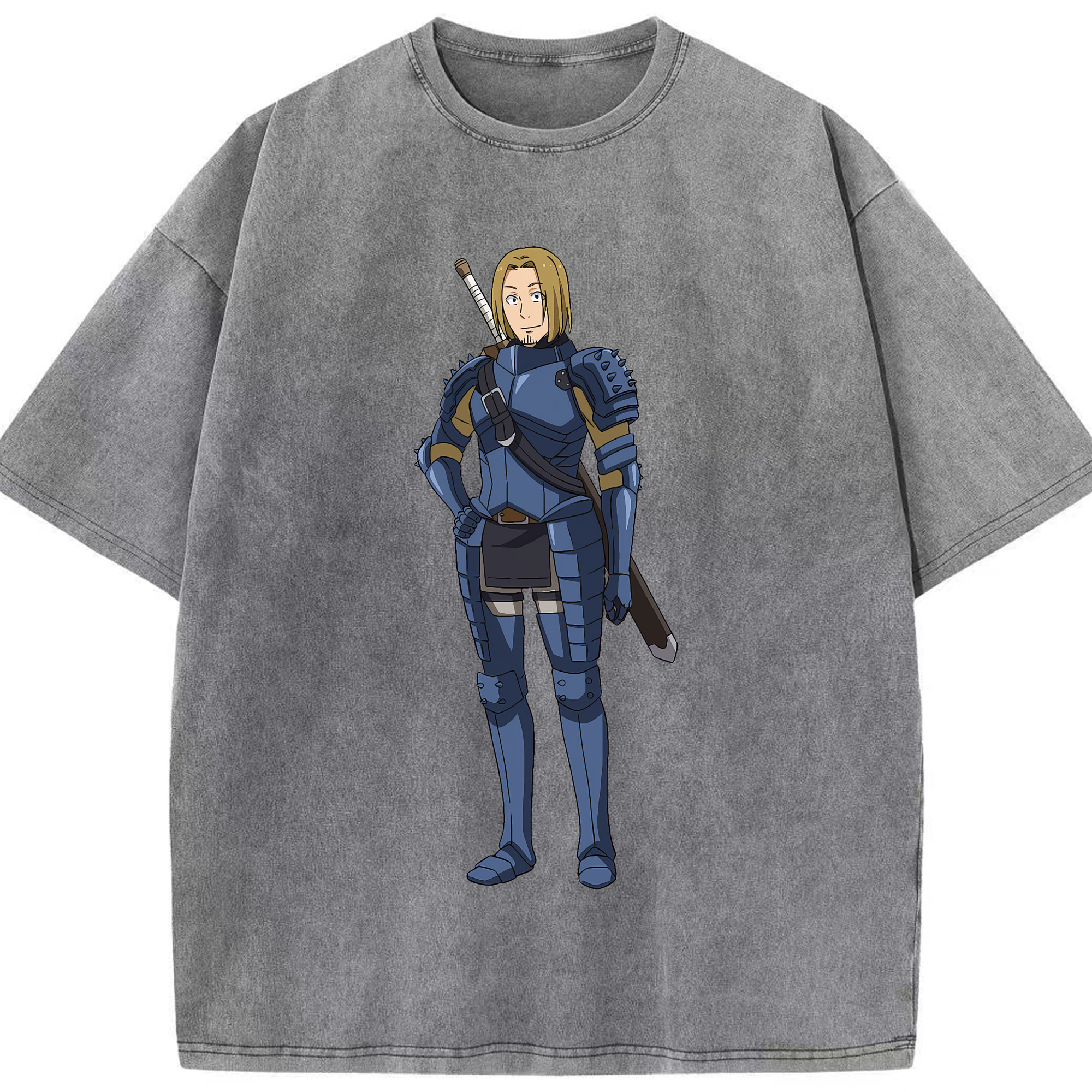 （画像用） 転スラ Regarding Reincarnated to Slime 綿100% ヴィンテージ風 半袖Tシャツ（フロントプリント）