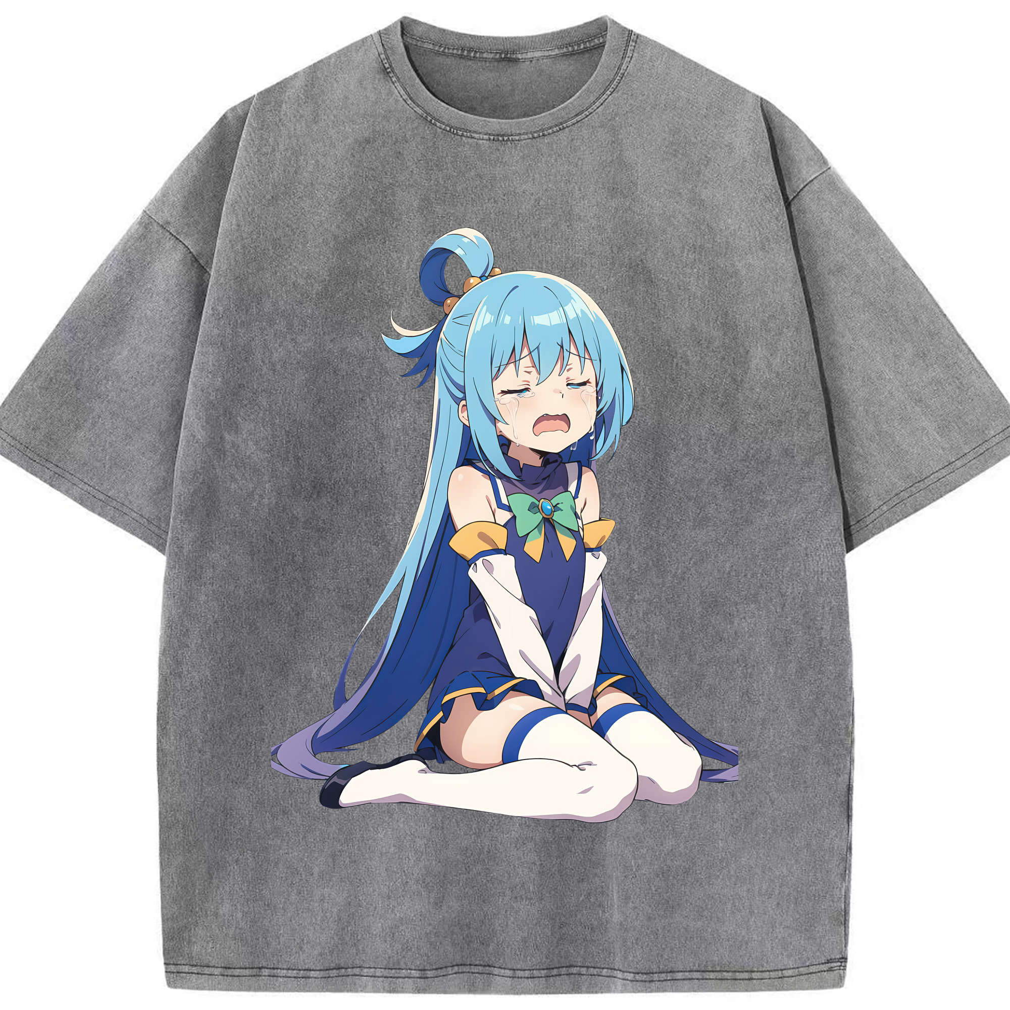 （画像用） 転スラ Regarding Reincarnated to Slime 綿100% ヴィンテージ風 半袖Tシャツ（フロントプリント）