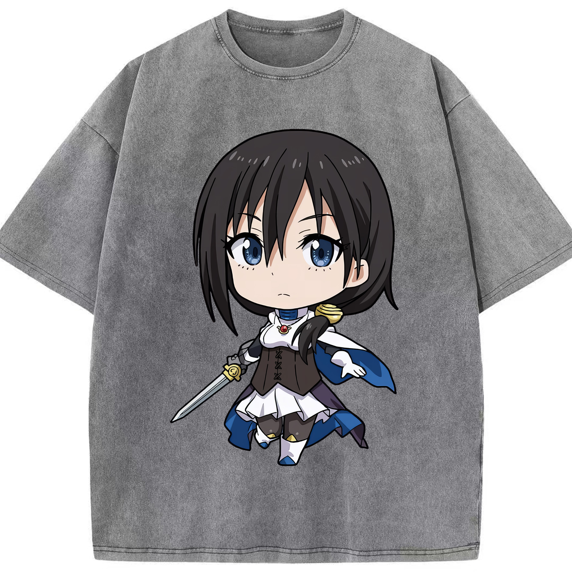 （画像用） 転スラ Regarding Reincarnated to Slime 綿100% ヴィンテージ風 半袖Tシャツ（フロントプリント）