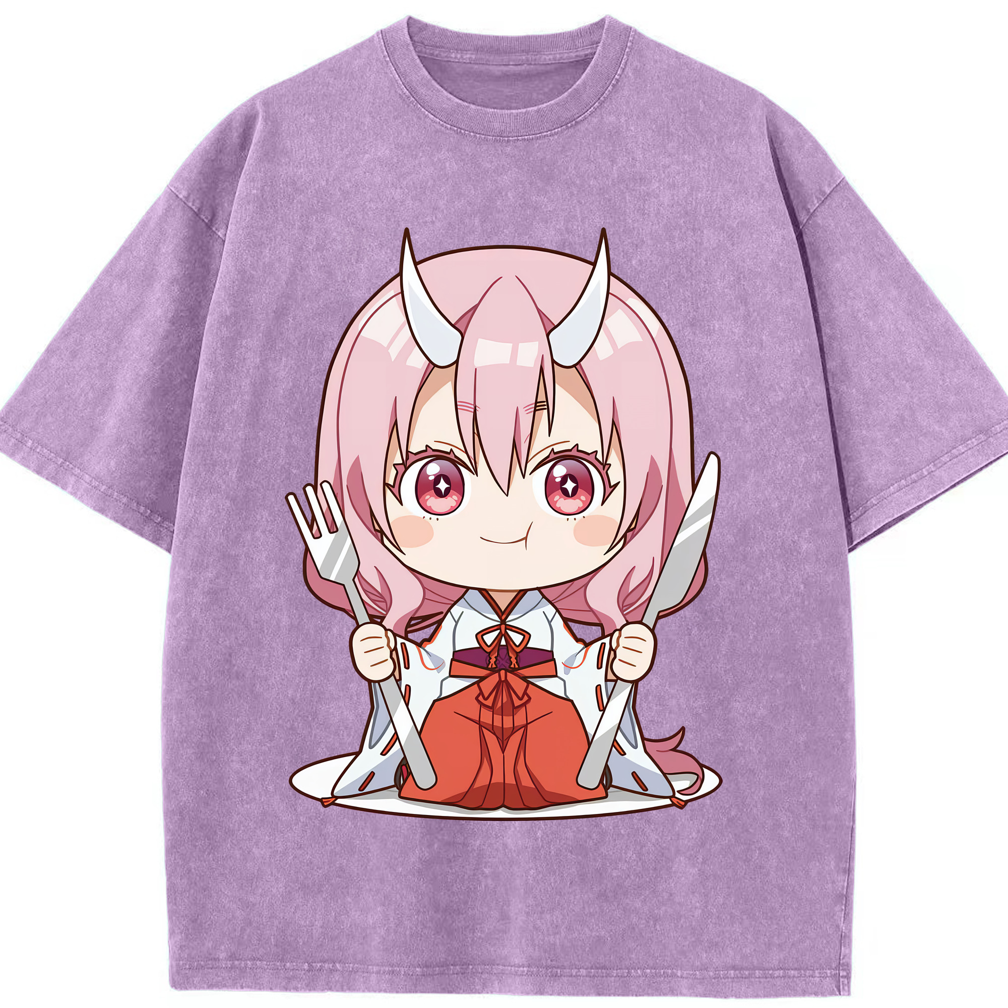 （画像用） 転スラ Regarding Reincarnated to Slime 綿100% ヴィンテージ風 半袖Tシャツ（フロントプリント）