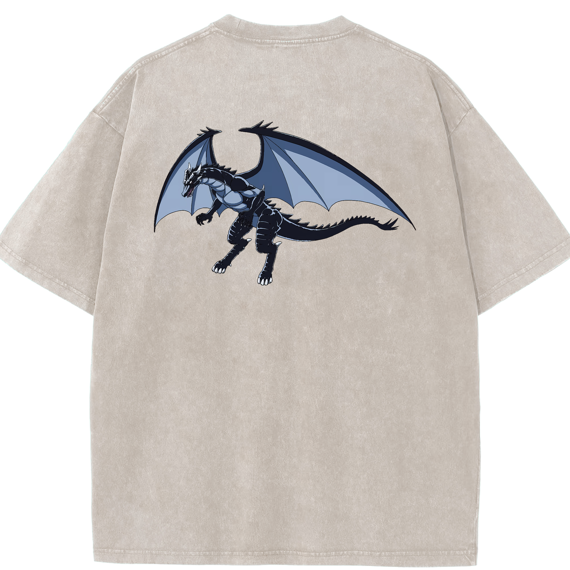 （画像用） 転スラ Regarding Reincarnated to Slime 綿100% ヴィンテージ風 半袖Tシャツ（背面プリント）