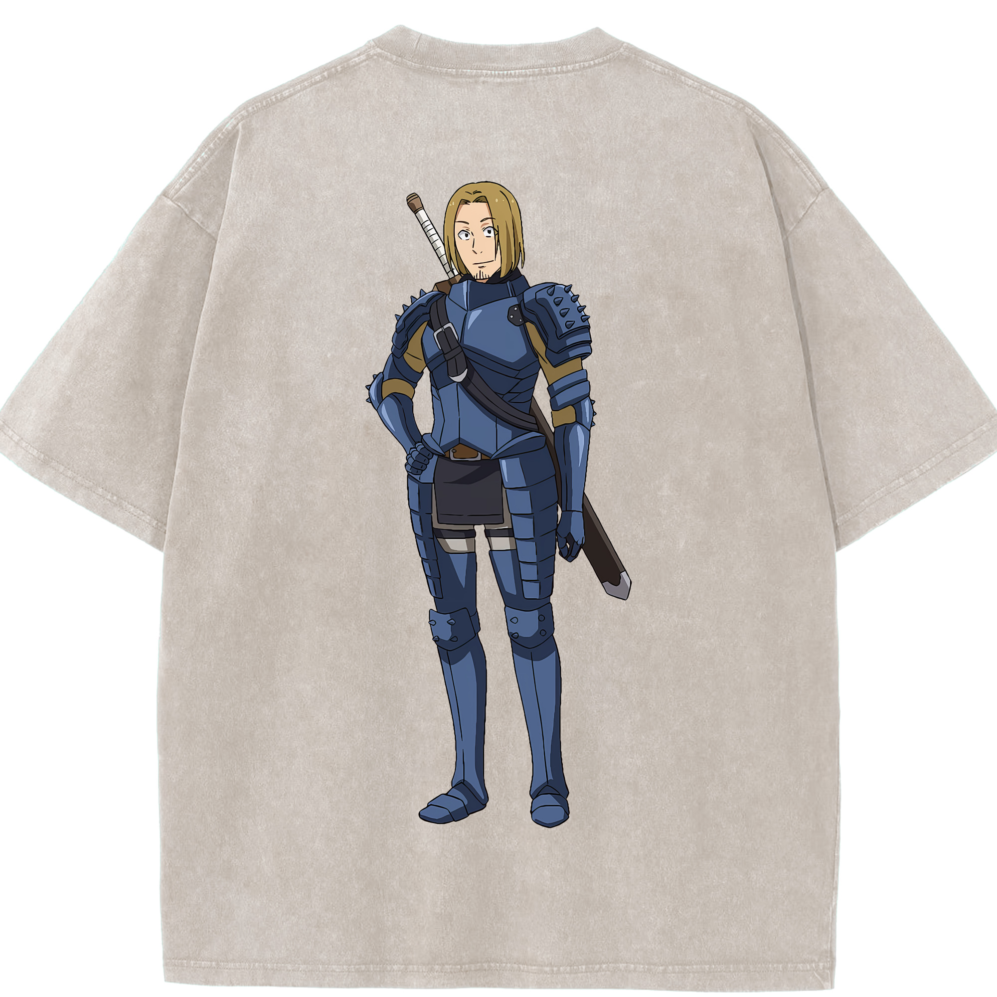 （画像用） 転スラ Regarding Reincarnated to Slime 綿100% ヴィンテージ風 半袖Tシャツ（背面プリント）