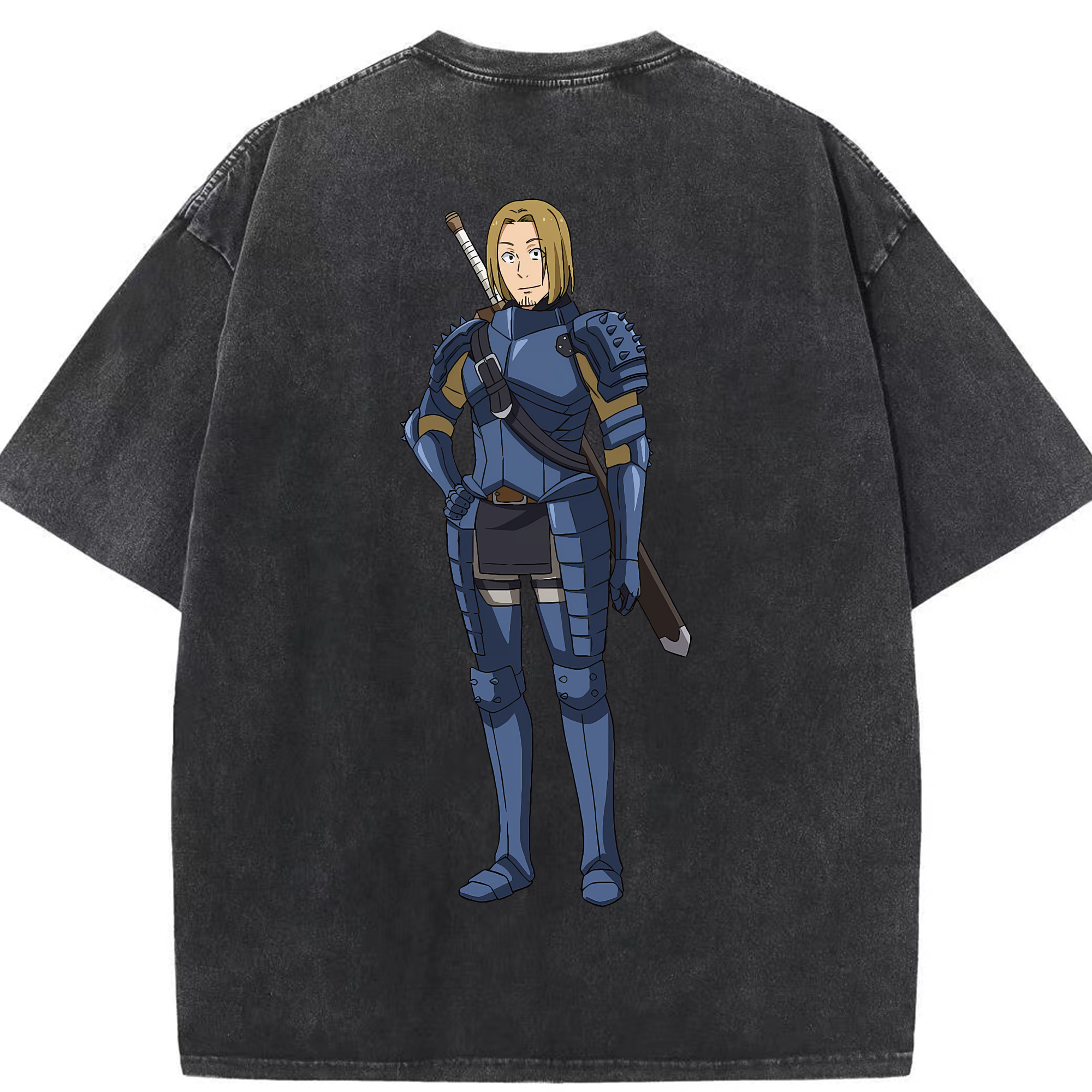 （画像用） 転スラ Regarding Reincarnated to Slime 綿100% ヴィンテージ風 半袖Tシャツ（背面プリント）