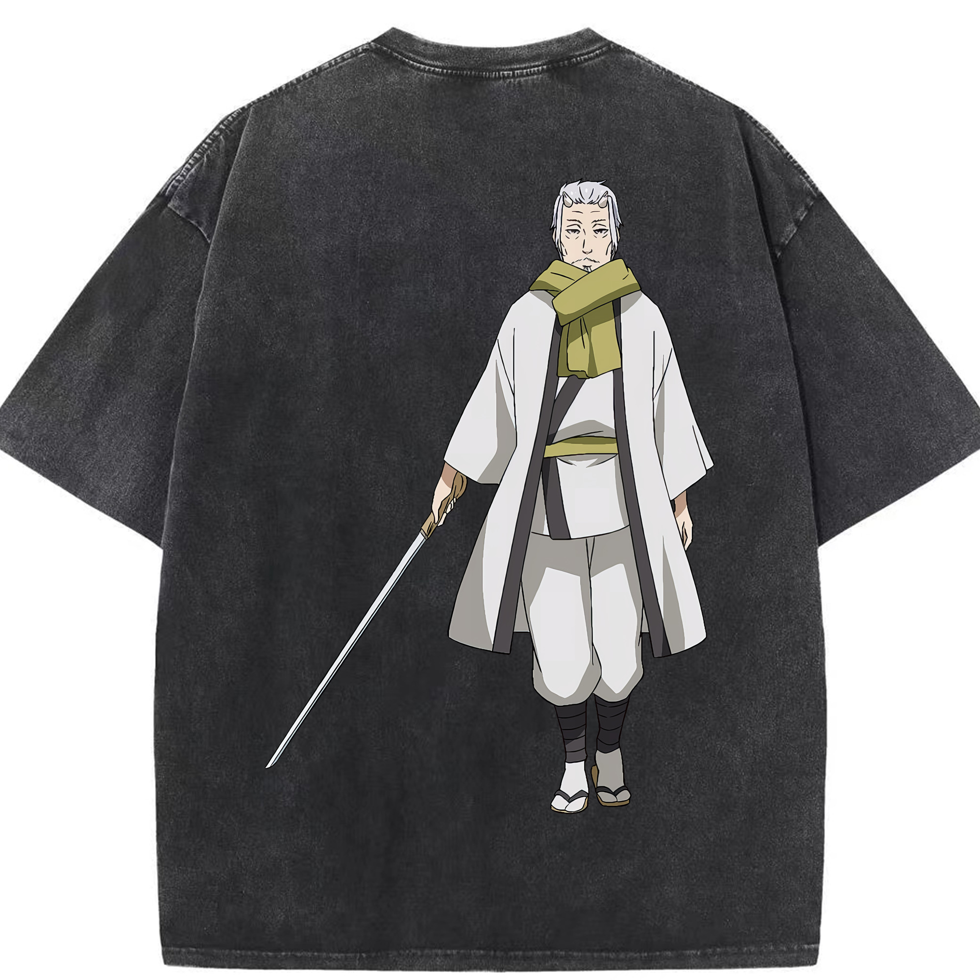（画像用） 転スラ Regarding Reincarnated to Slime 綿100% ヴィンテージ風 半袖Tシャツ（背面プリント）