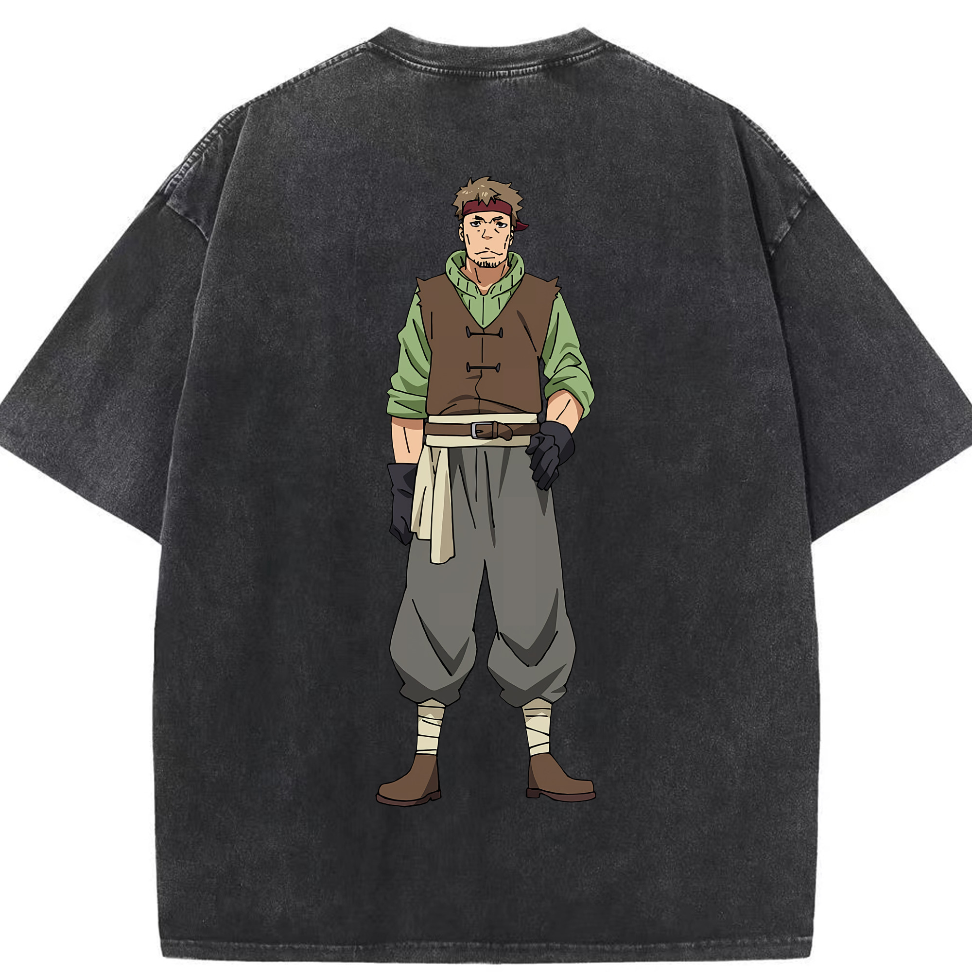 （画像用） 転スラ Regarding Reincarnated to Slime 綿100% ヴィンテージ風 半袖Tシャツ（背面プリント）