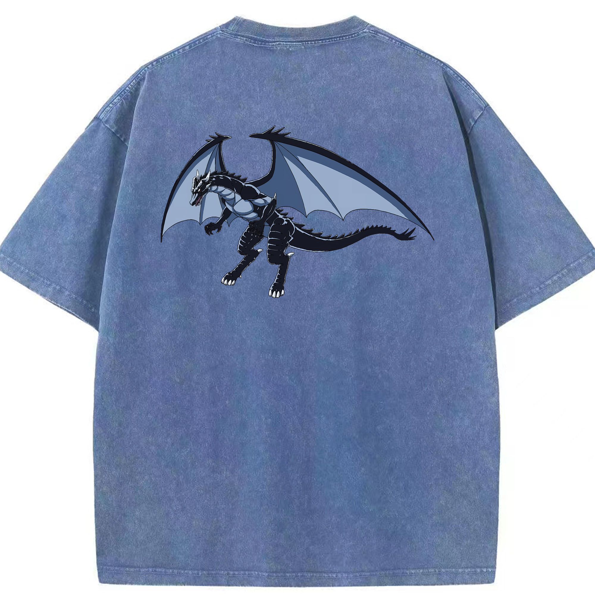 （画像用） 転スラ Regarding Reincarnated to Slime 綿100% ヴィンテージ風 半袖Tシャツ（背面プリント）