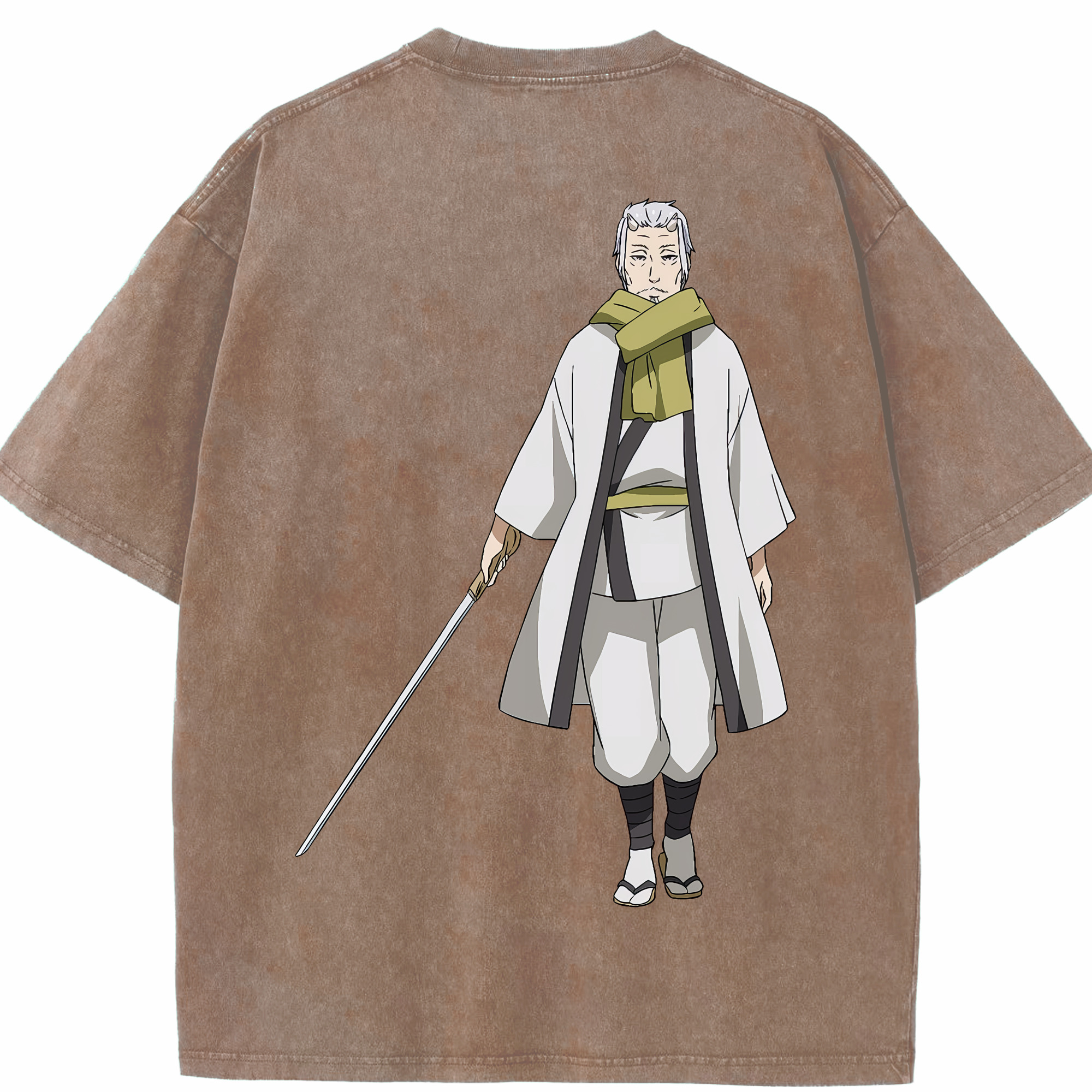 （画像用） 転スラ Regarding Reincarnated to Slime 綿100% ヴィンテージ風 半袖Tシャツ（背面プリント）