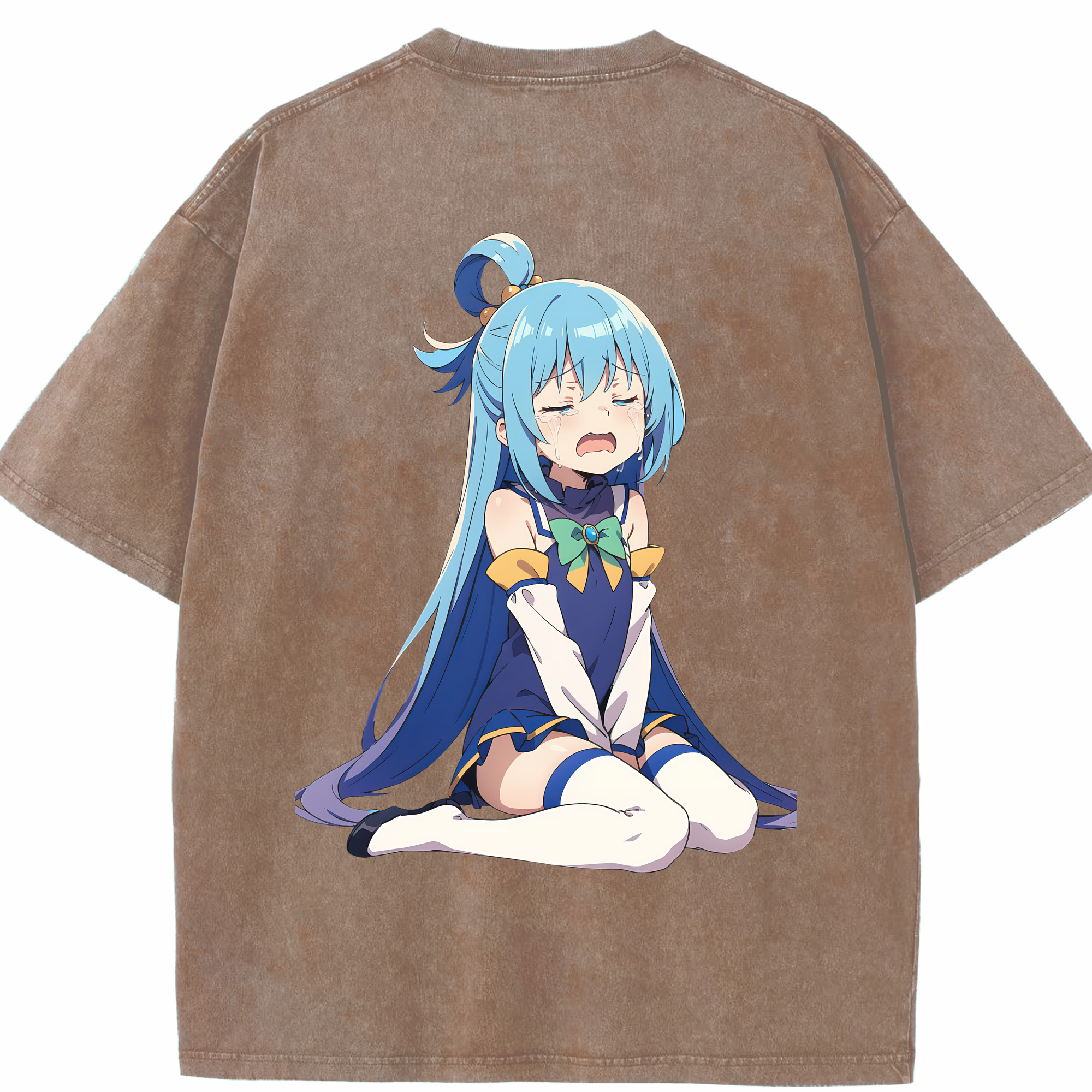 （画像用） 転スラ Regarding Reincarnated to Slime 綿100% ヴィンテージ風 半袖Tシャツ（背面プリント）