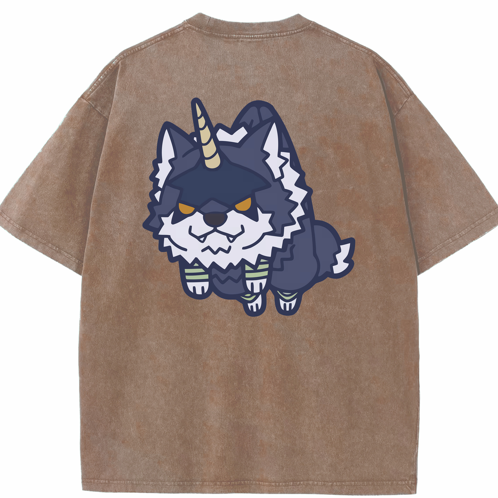 （画像用） 転スラ Regarding Reincarnated to Slime 綿100% ヴィンテージ風 半袖Tシャツ（背面プリント）