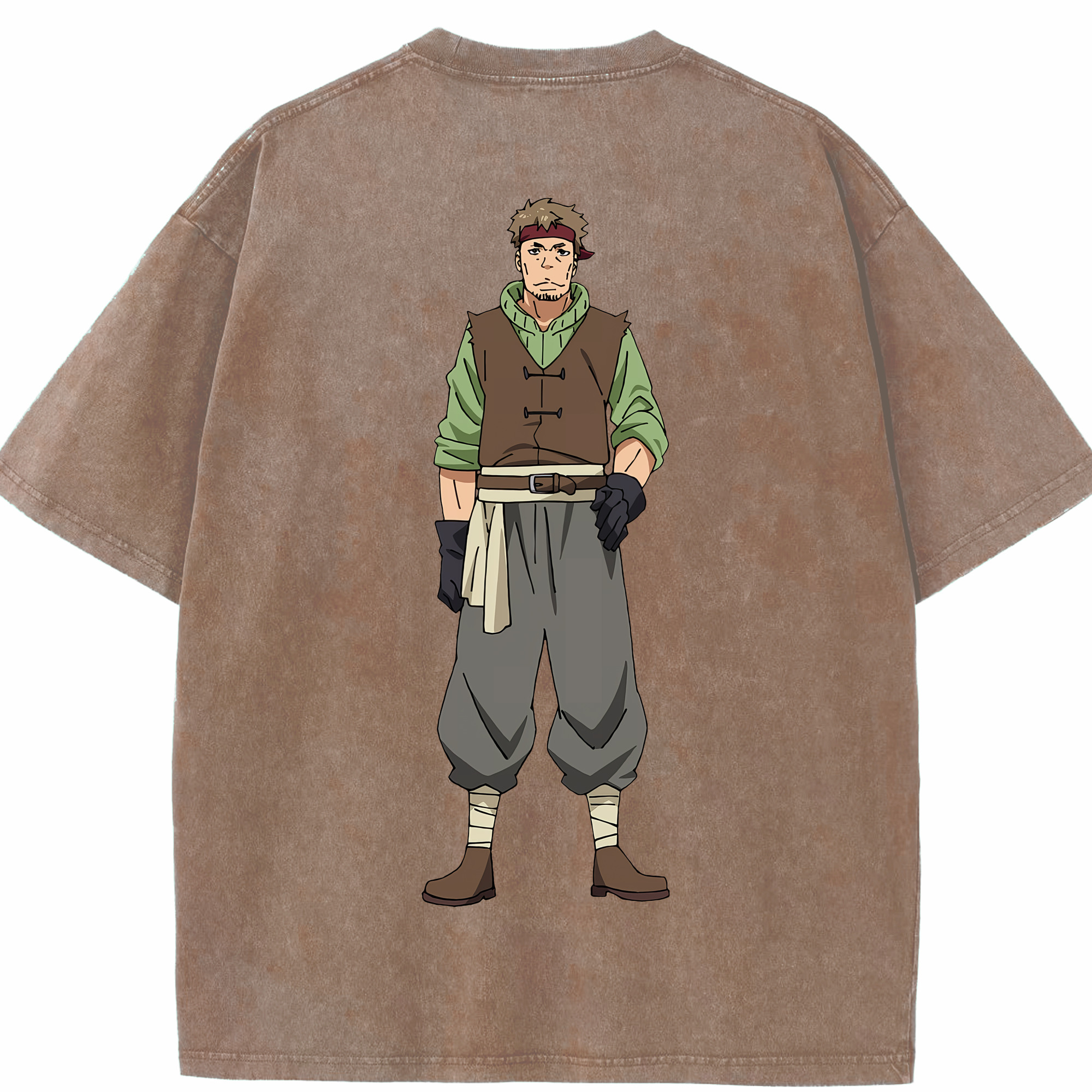 （画像用） 転スラ Regarding Reincarnated to Slime 綿100% ヴィンテージ風 半袖Tシャツ（背面プリント）