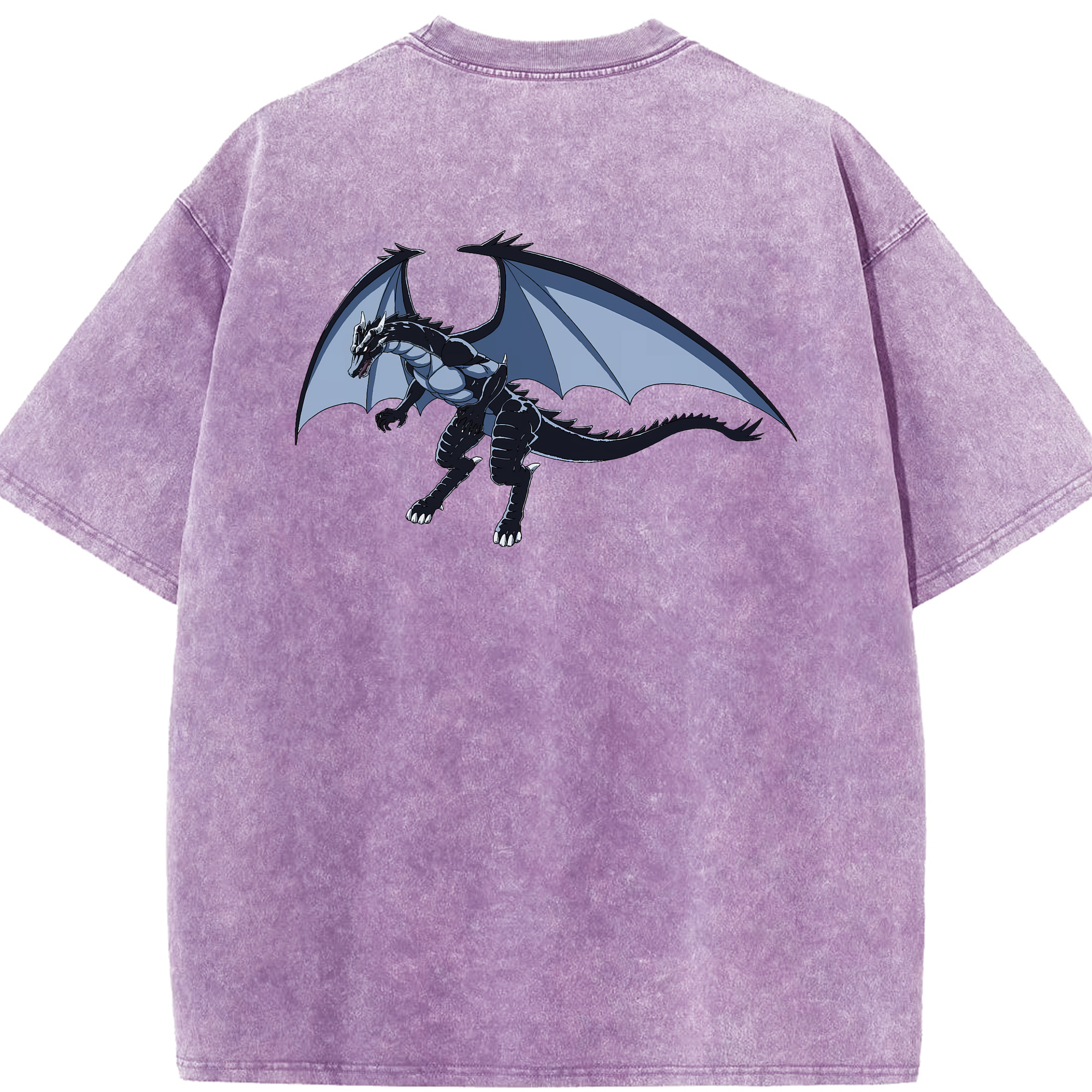 （画像用） 転スラ Regarding Reincarnated to Slime 綿100% ヴィンテージ風 半袖Tシャツ（背面プリント）