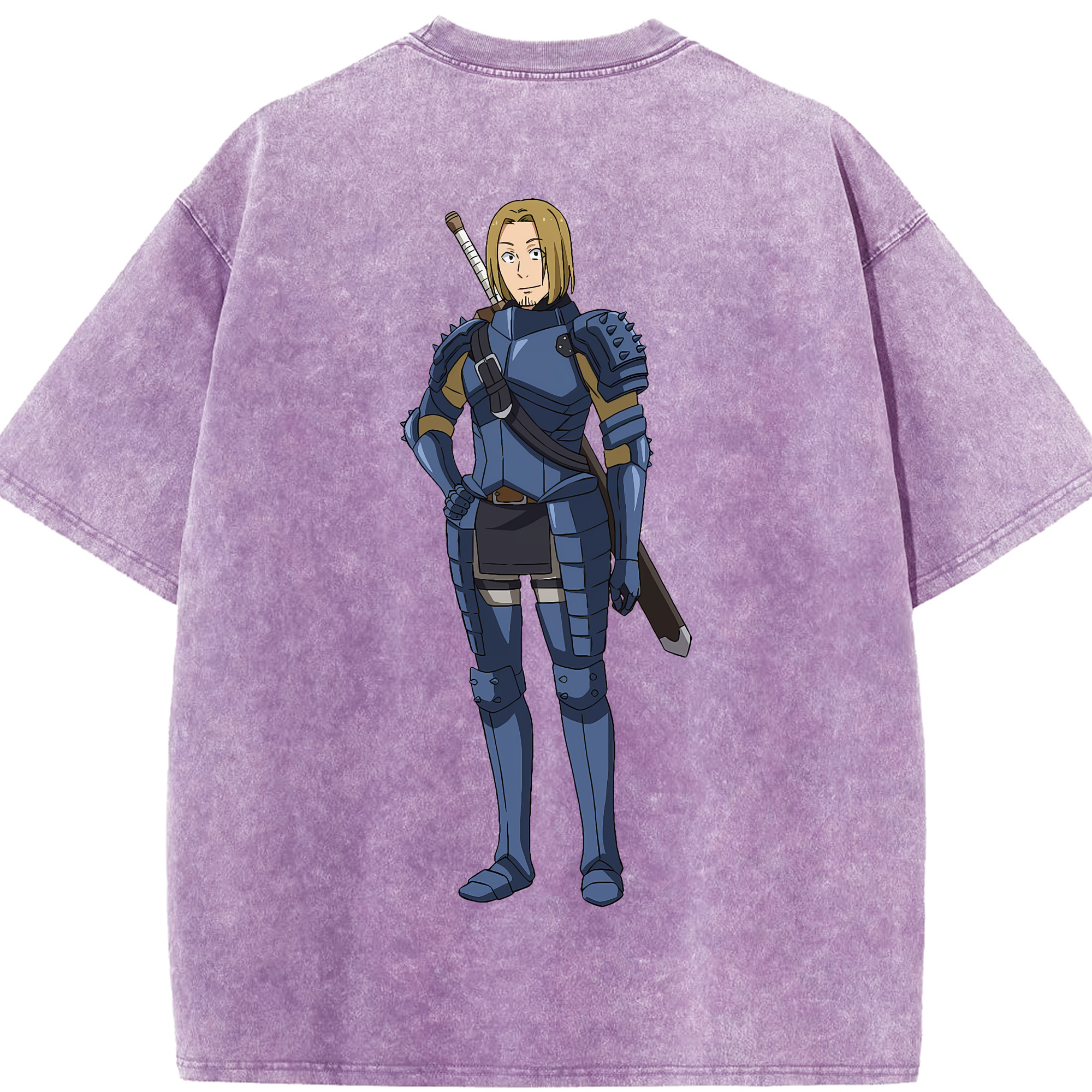 （画像用） 転スラ Regarding Reincarnated to Slime 綿100% ヴィンテージ風 半袖Tシャツ（背面プリント）