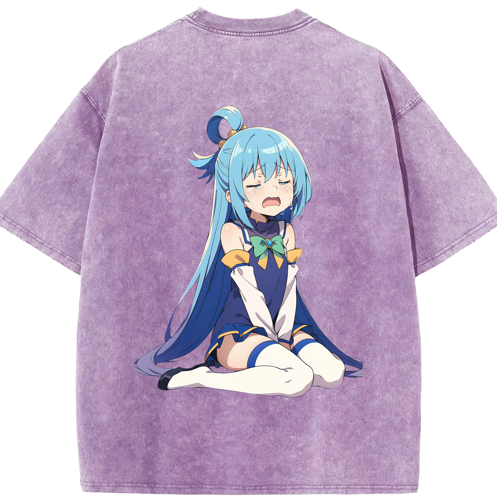 （画像用） 転スラ Regarding Reincarnated to Slime 綿100% ヴィンテージ風 半袖Tシャツ（背面プリント）