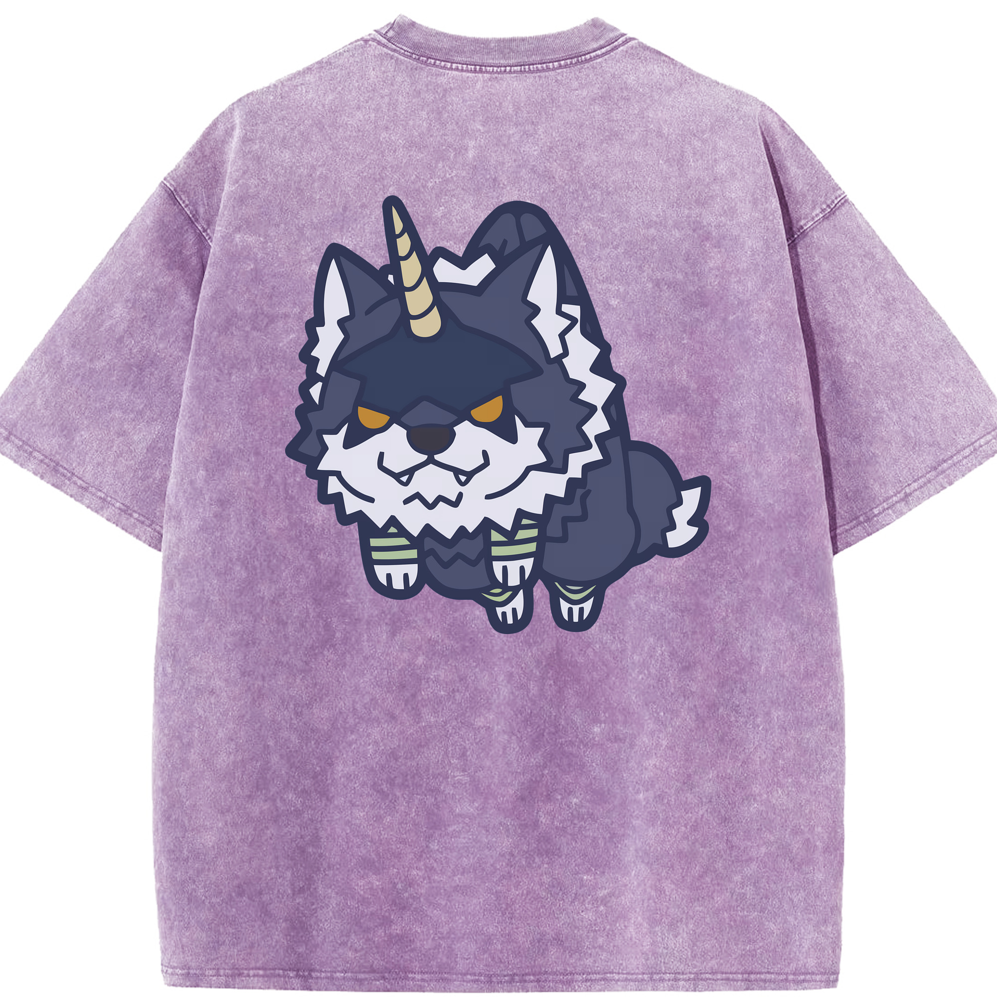 （画像用） 転スラ Regarding Reincarnated to Slime 綿100% ヴィンテージ風 半袖Tシャツ（背面プリント）