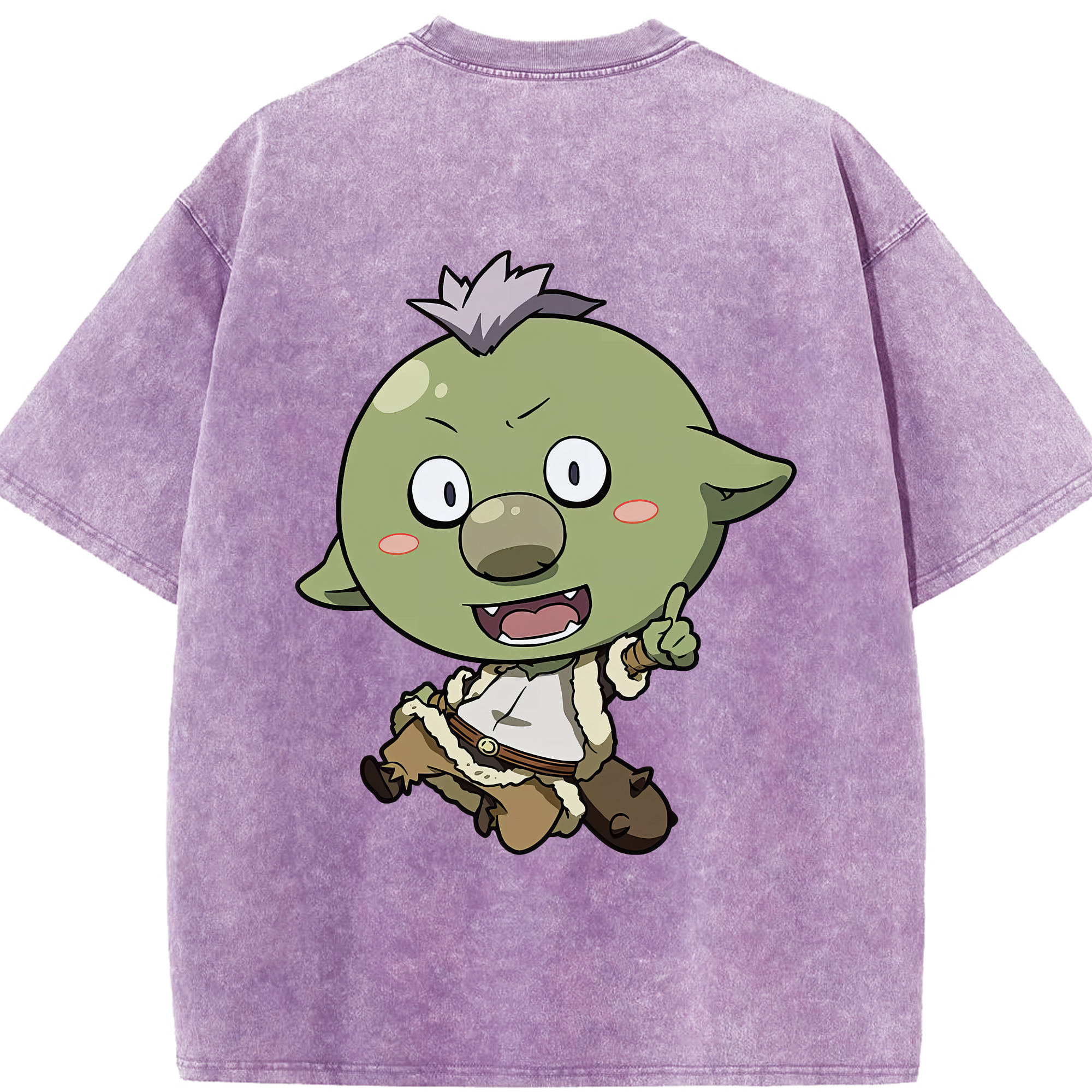 （画像用） 転スラ Regarding Reincarnated to Slime 綿100% ヴィンテージ風 半袖Tシャツ（背面プリント）