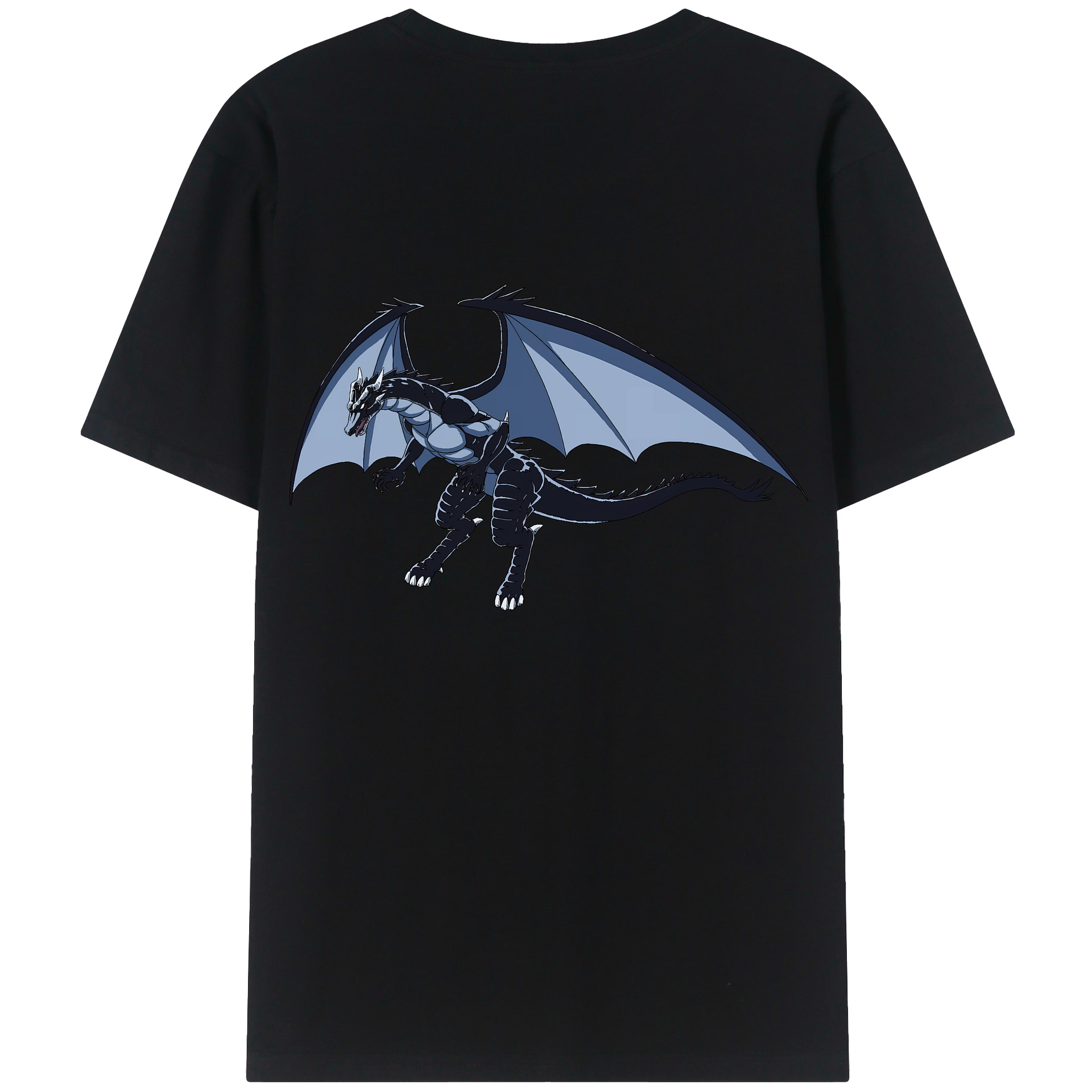 （画像用） 転スラ Regarding Reincarnated to Slime 綿100％ メンズ半袖Tシャツ（バックプリント） 通気性