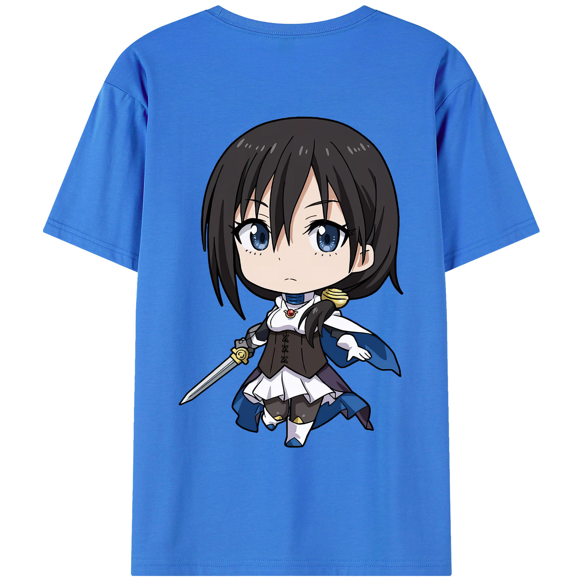 （画像用） 転スラ Regarding Reincarnated to Slime 綿100％ メンズ半袖Tシャツ（バックプリント） 通気性