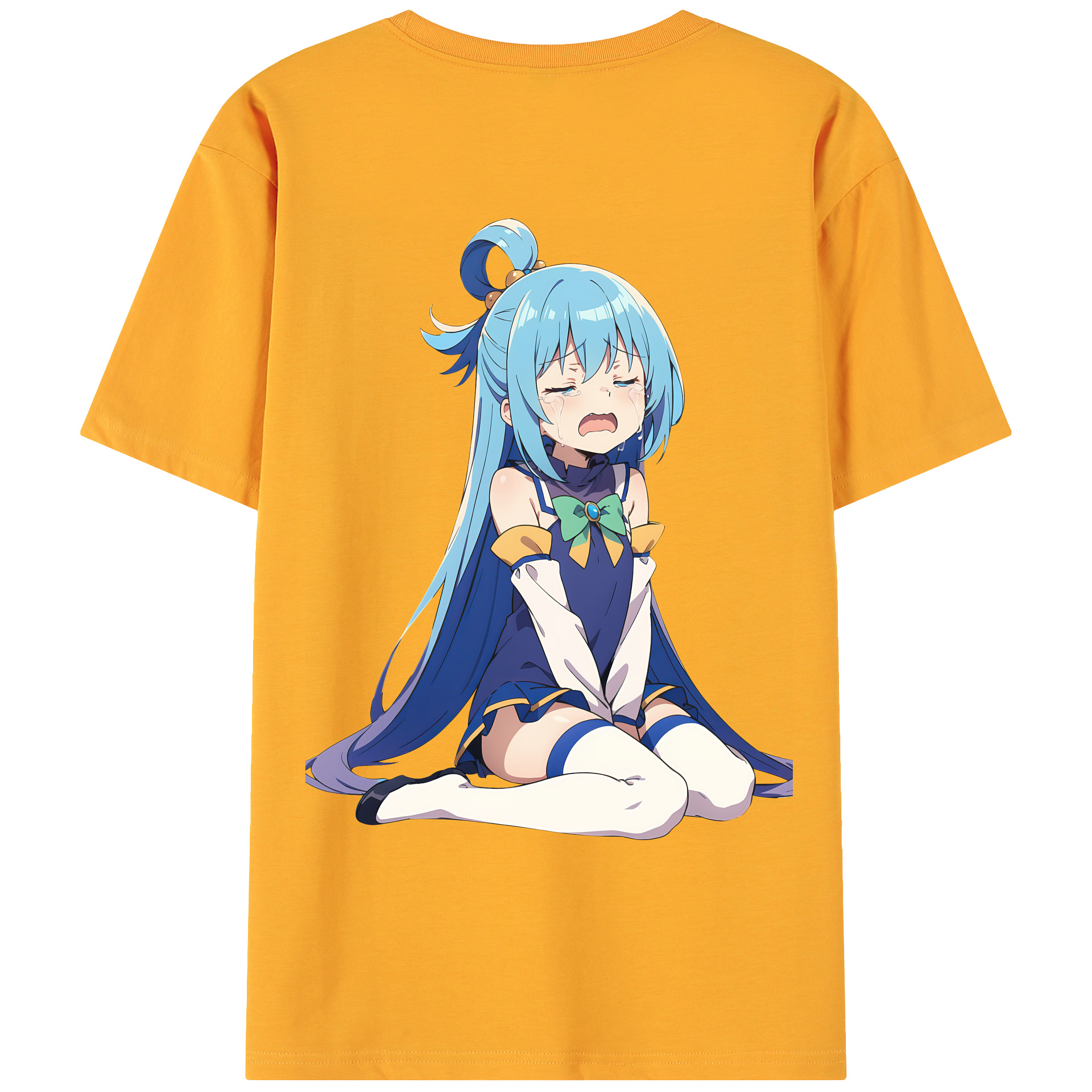 （画像用） 転スラ Regarding Reincarnated to Slime 綿100％ メンズ半袖Tシャツ（バックプリント） 通気性