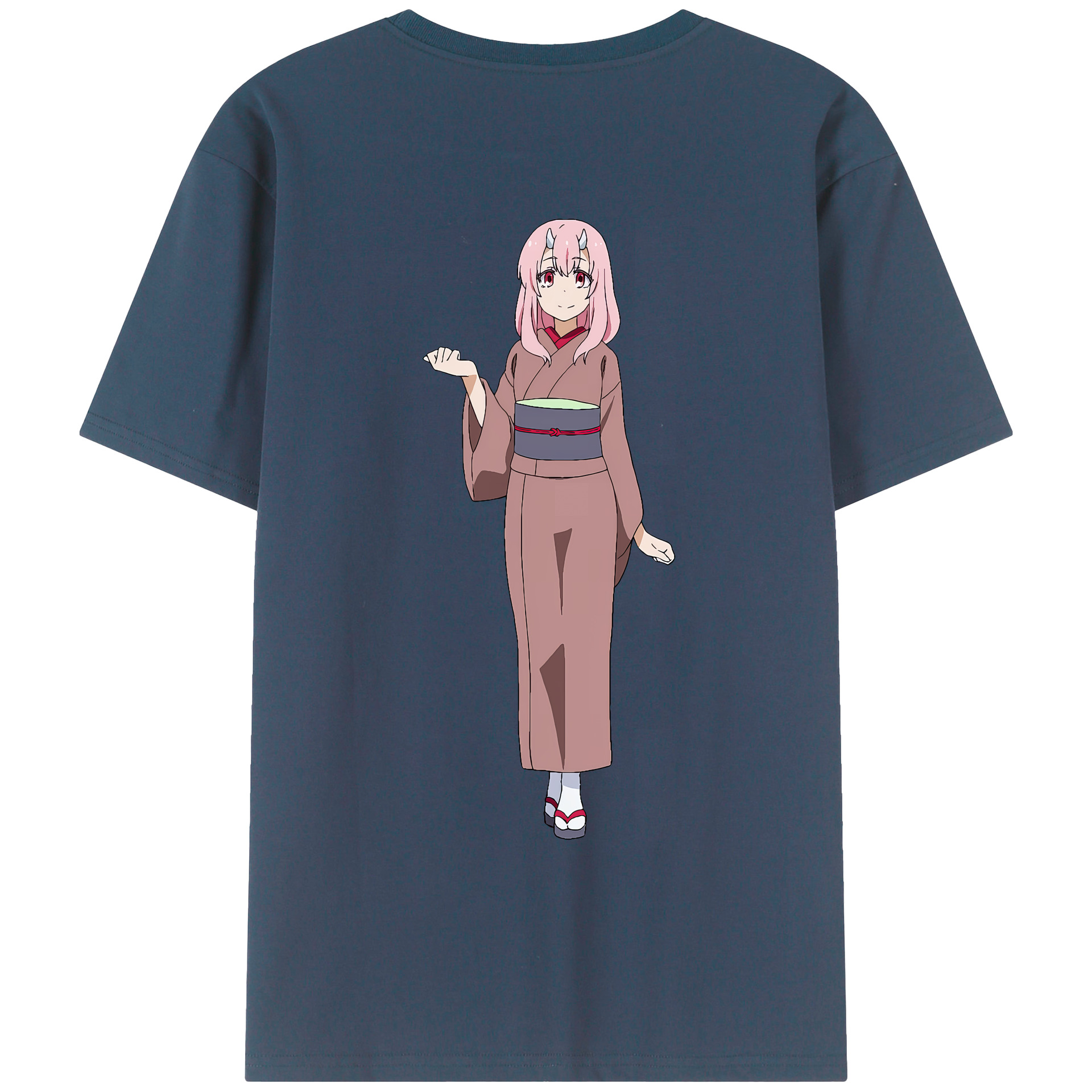 （画像用） 転スラ Regarding Reincarnated to Slime 綿100％ メンズ半袖Tシャツ（バックプリント） 通気性