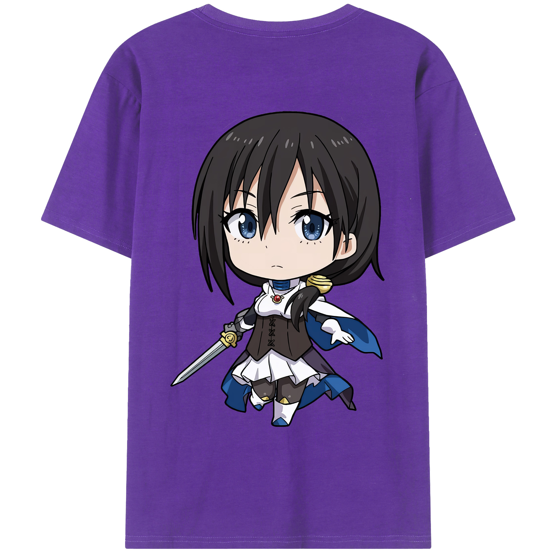 （画像用） 転スラ Regarding Reincarnated to Slime 綿100％ メンズ半袖Tシャツ（バックプリント） 通気性