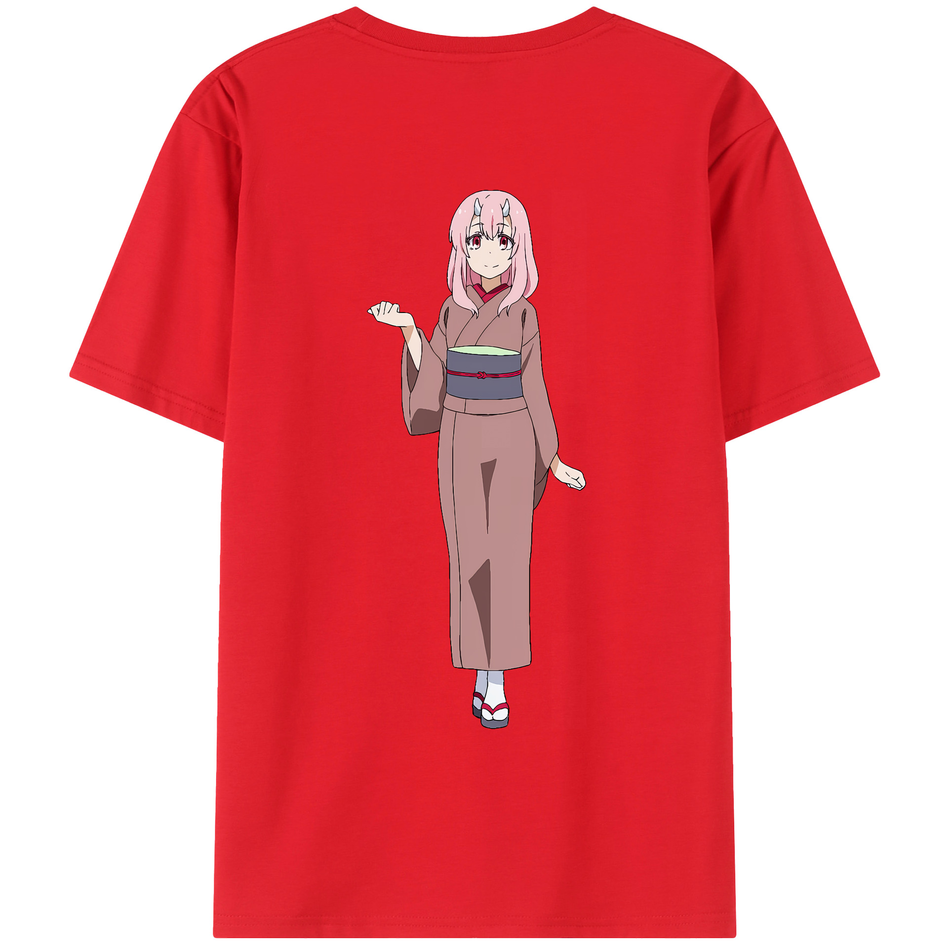 （画像用） 転スラ Regarding Reincarnated to Slime 綿100％ メンズ半袖Tシャツ（バックプリント） 通気性