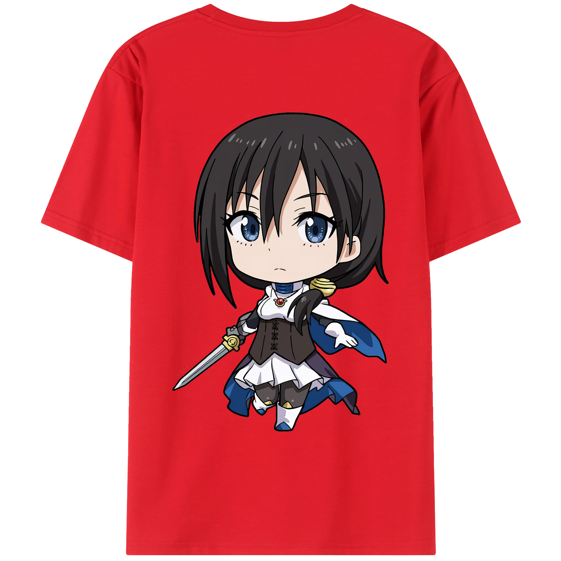 （画像用） 転スラ Regarding Reincarnated to Slime 綿100％ メンズ半袖Tシャツ（バックプリント） 通気性