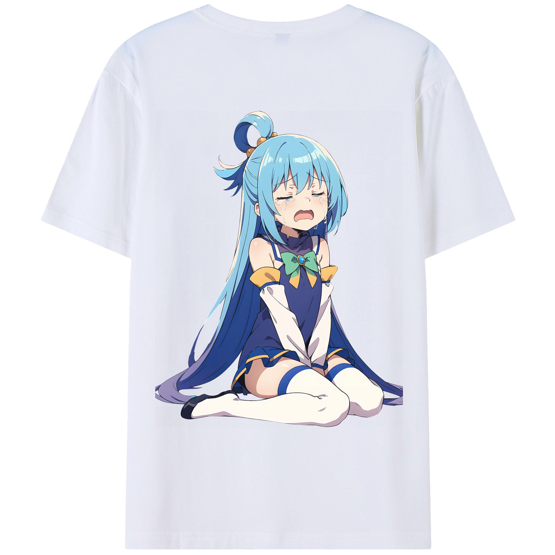 （画像用） 転スラ Regarding Reincarnated to Slime 綿100％ メンズ半袖Tシャツ（バックプリント） 通気性