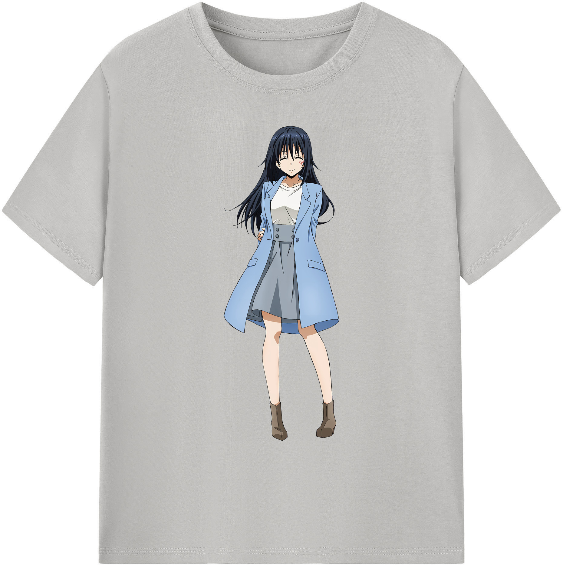 （画像用） 転スラ Regarding Reincarnated to Slime 綿100％ メンズ半袖Tシャツ｜肌触りやわらか＆通気性