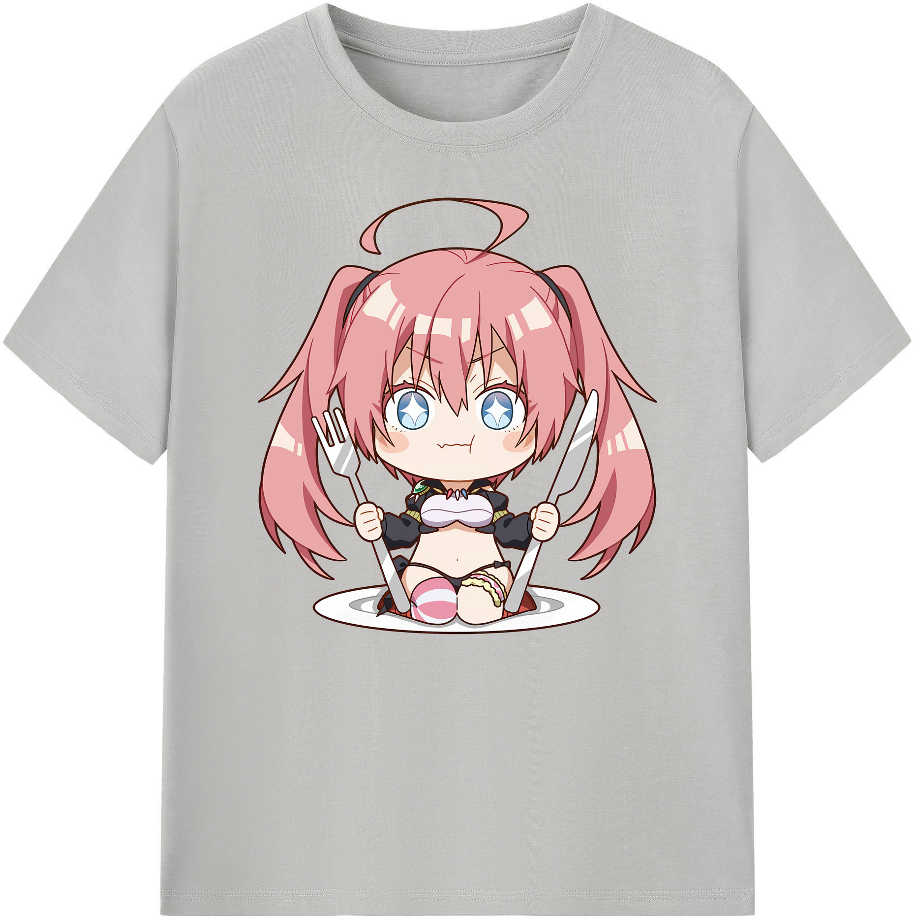 （画像用） 転スラ Regarding Reincarnated to Slime 綿100％ メンズ半袖Tシャツ｜肌触りやわらか＆通気性
