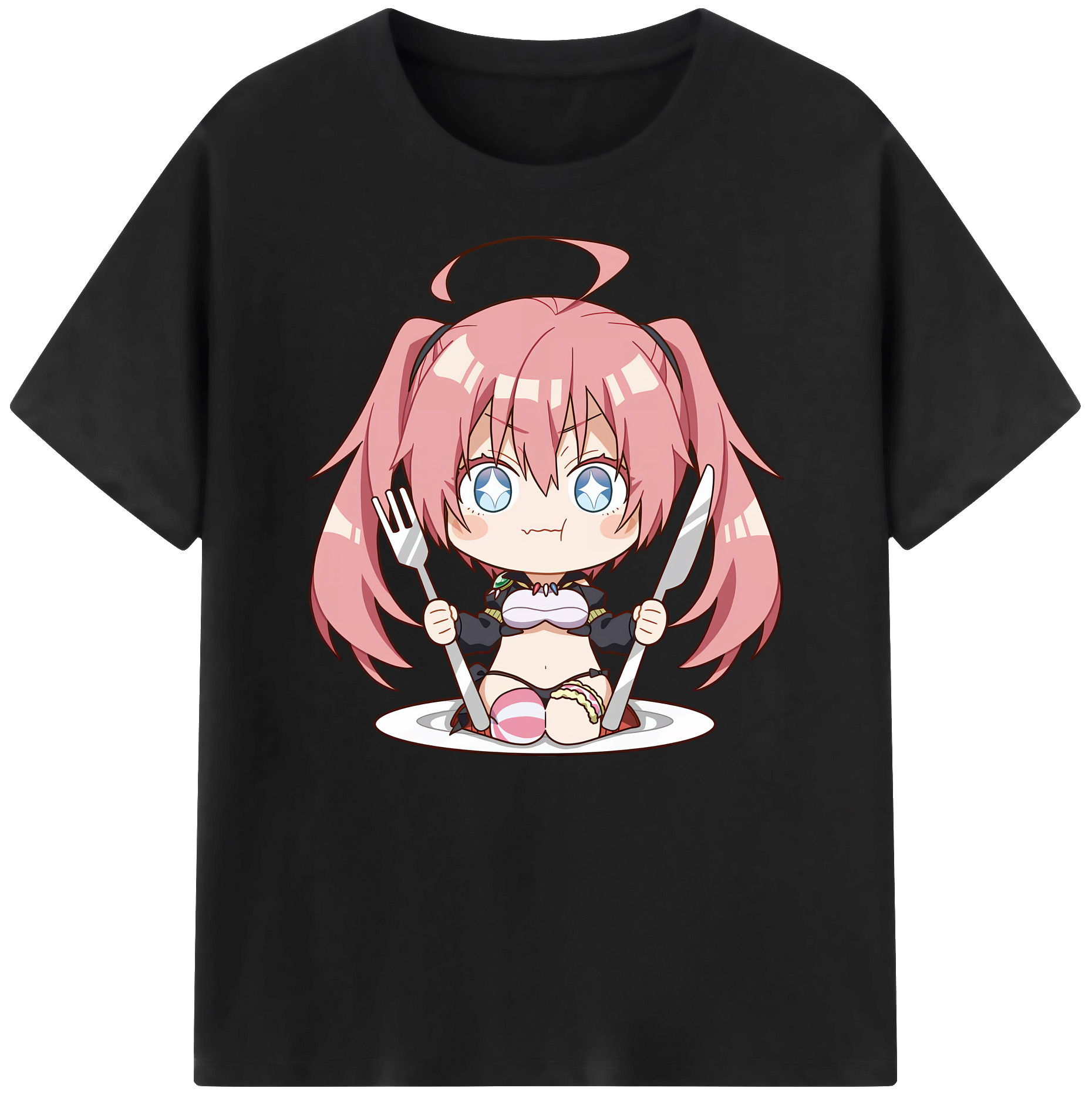 （画像用） 転スラ Regarding Reincarnated to Slime 綿100％ メンズ半袖Tシャツ｜肌触りやわらか＆通気性