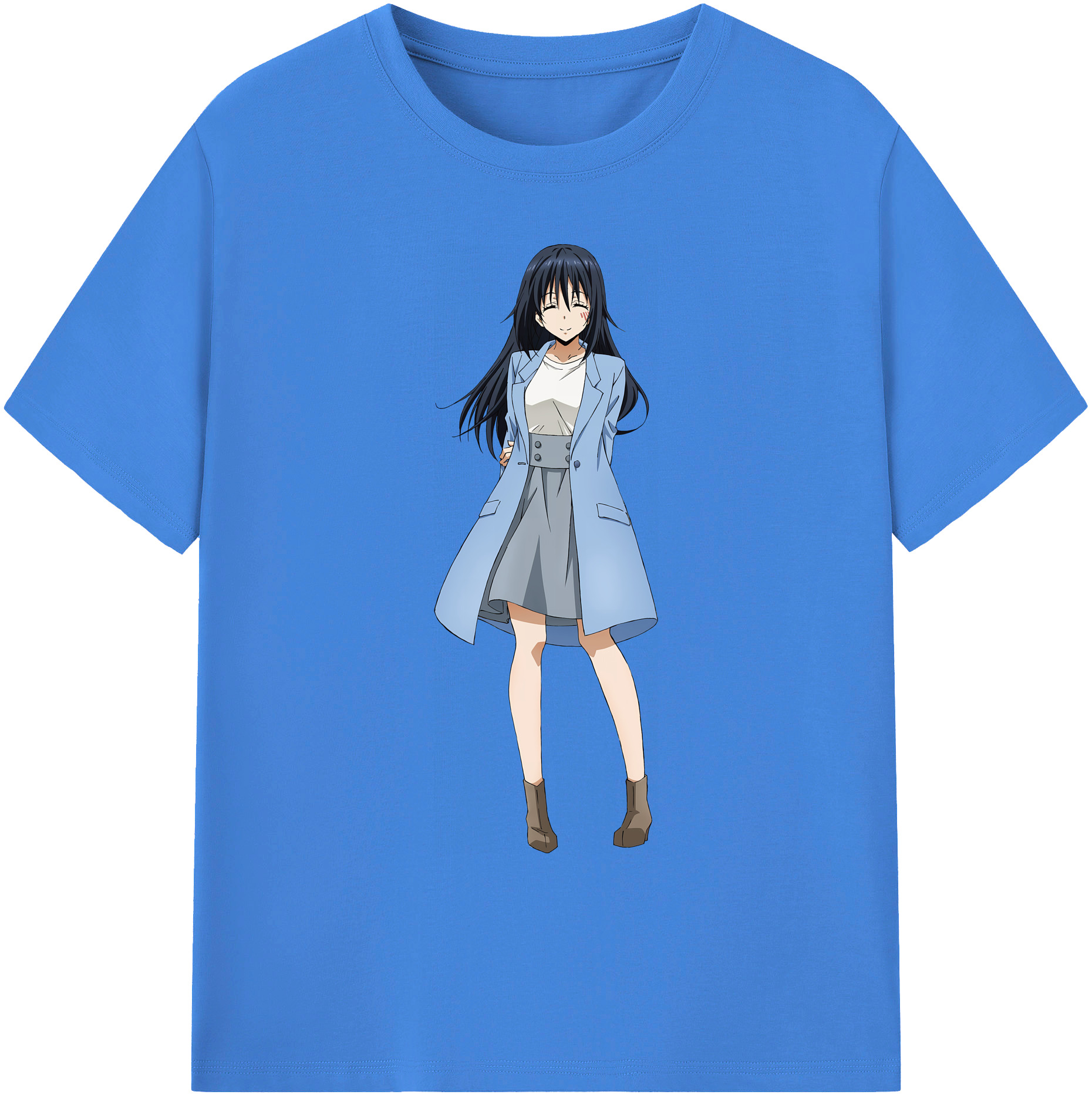 （画像用） 転スラ Regarding Reincarnated to Slime 綿100％ メンズ半袖Tシャツ｜肌触りやわらか＆通気性