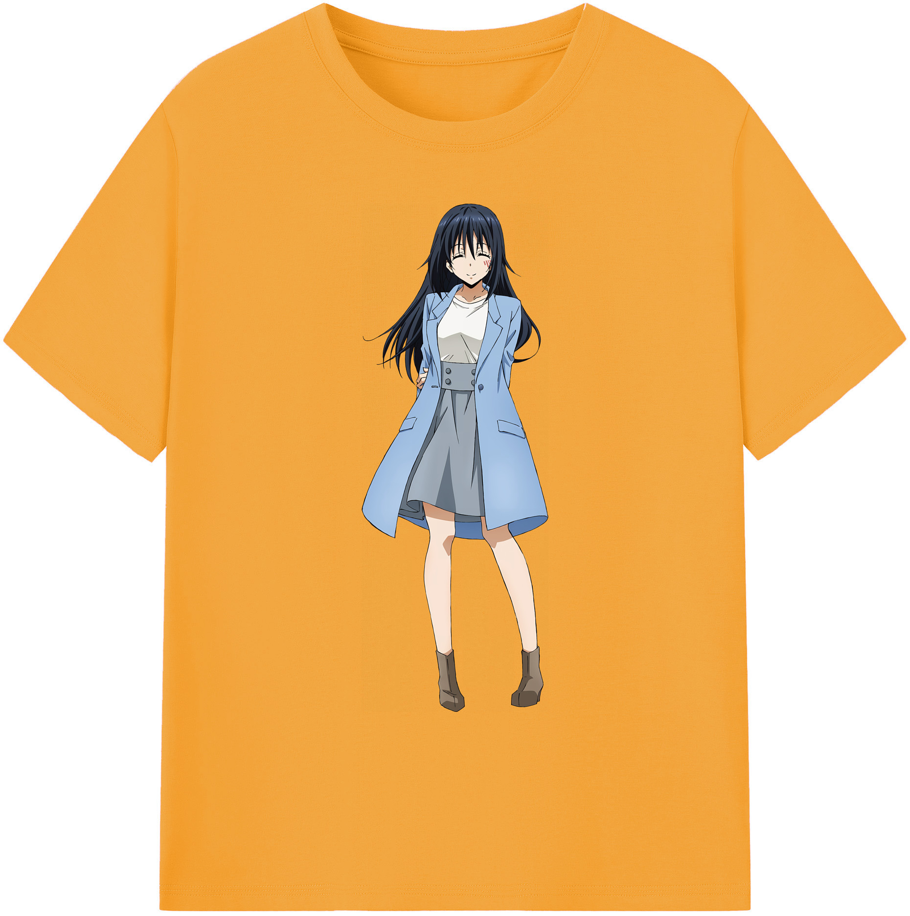（画像用） 転スラ Regarding Reincarnated to Slime 綿100％ メンズ半袖Tシャツ｜肌触りやわらか＆通気性