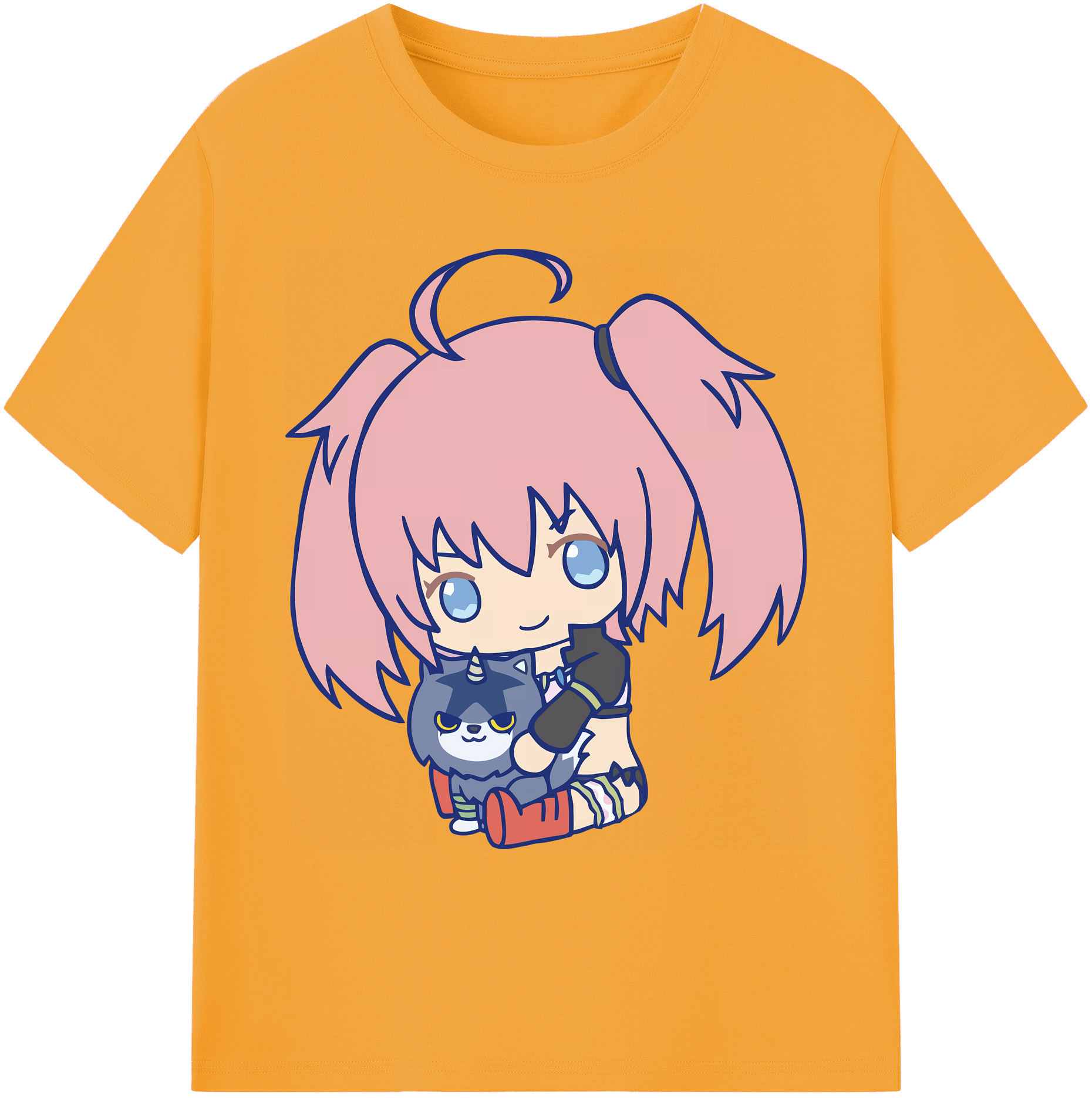 （画像用） 転スラ Regarding Reincarnated to Slime 綿100％ メンズ半袖Tシャツ｜肌触りやわらか＆通気性