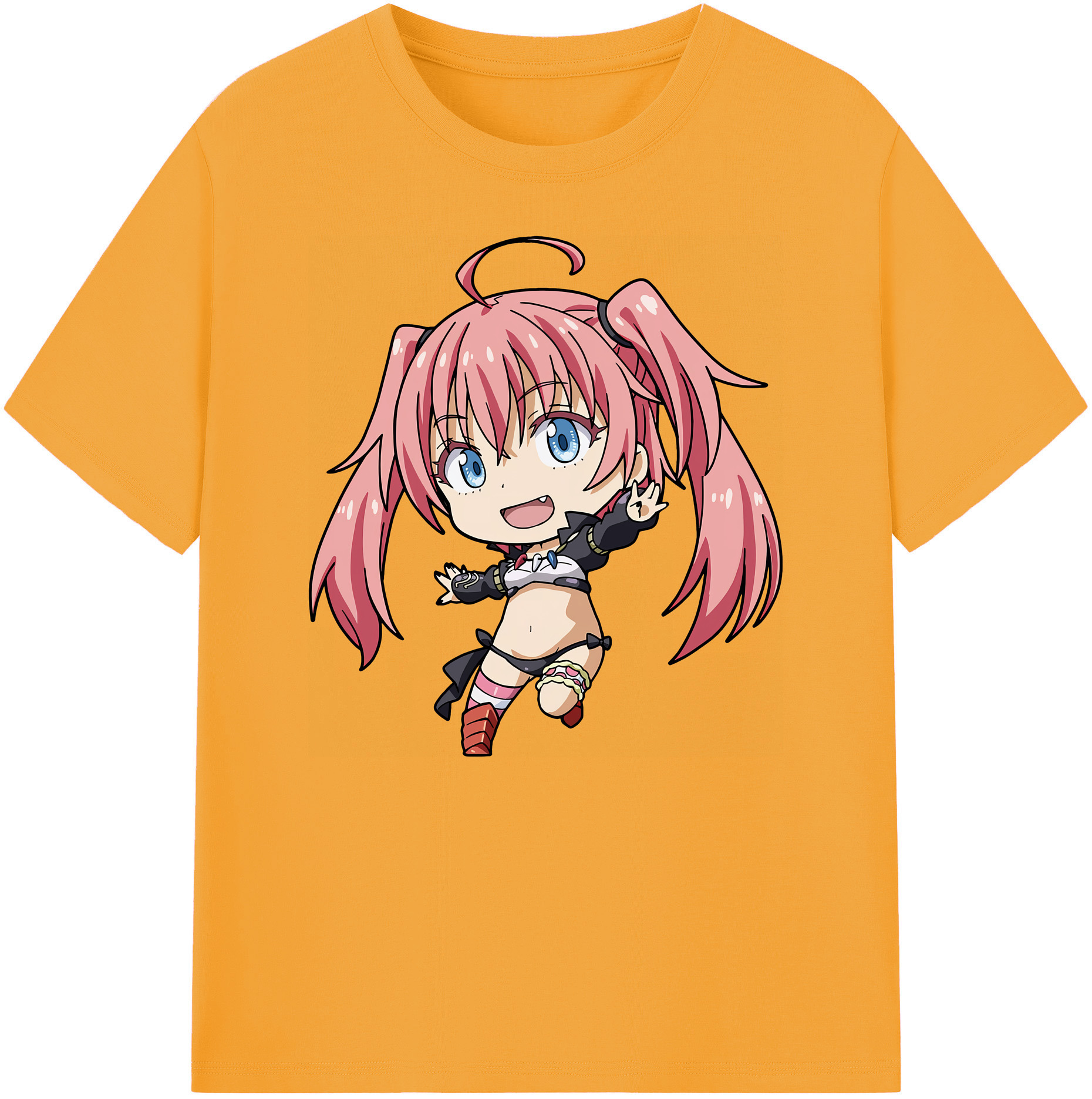 （画像用） 転スラ Regarding Reincarnated to Slime 綿100％ メンズ半袖Tシャツ｜肌触りやわらか＆通気性