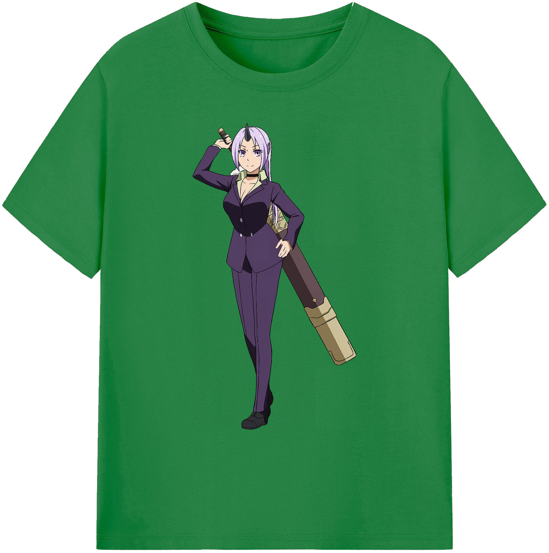 （画像用） 転スラ Regarding Reincarnated to Slime 綿100％ メンズ半袖Tシャツ｜肌触りやわらか＆通気性