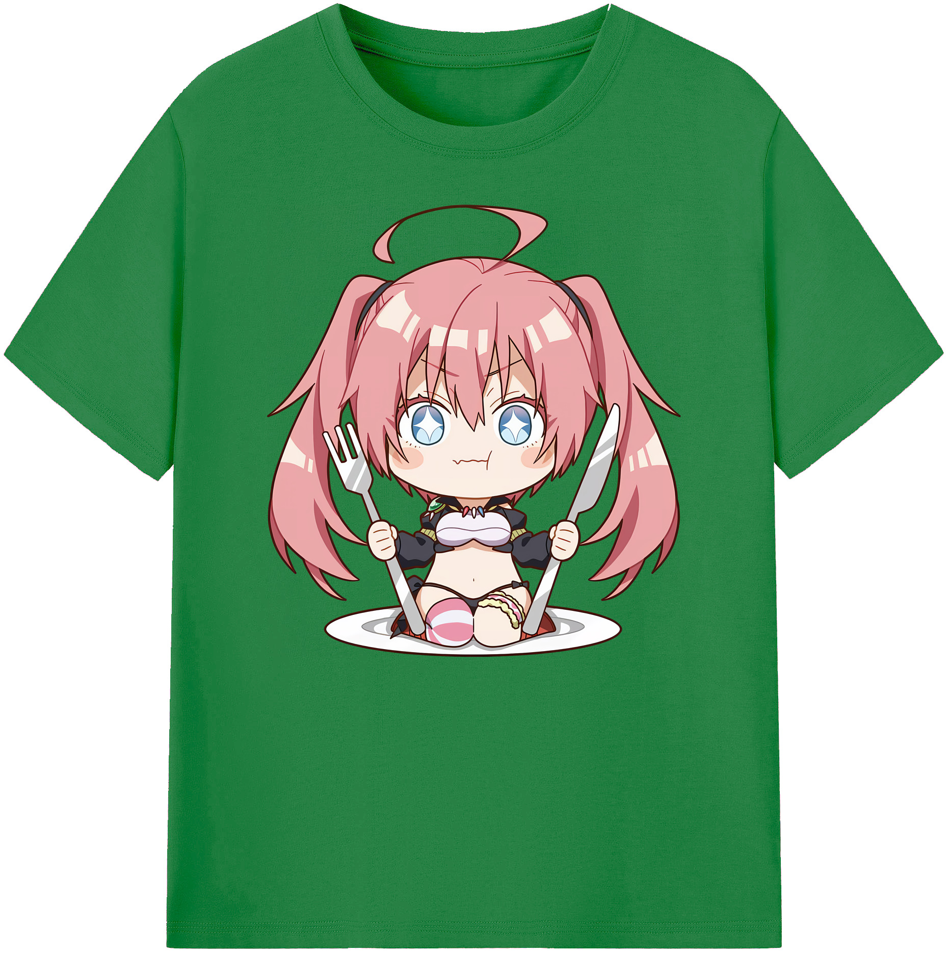 （画像用） 転スラ Regarding Reincarnated to Slime 綿100％ メンズ半袖Tシャツ｜肌触りやわらか＆通気性