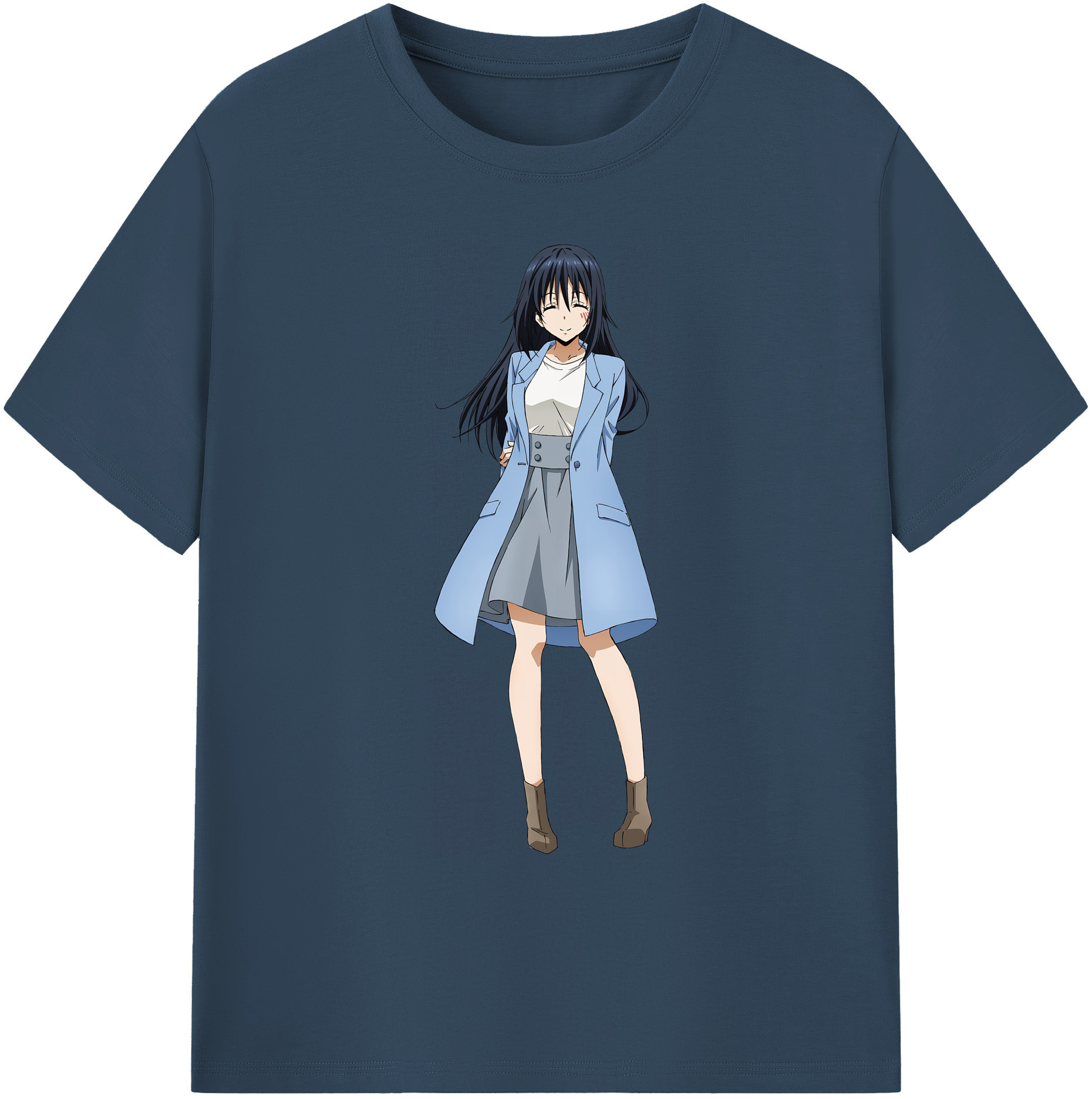 （画像用） 転スラ Regarding Reincarnated to Slime 綿100％ メンズ半袖Tシャツ｜肌触りやわらか＆通気性