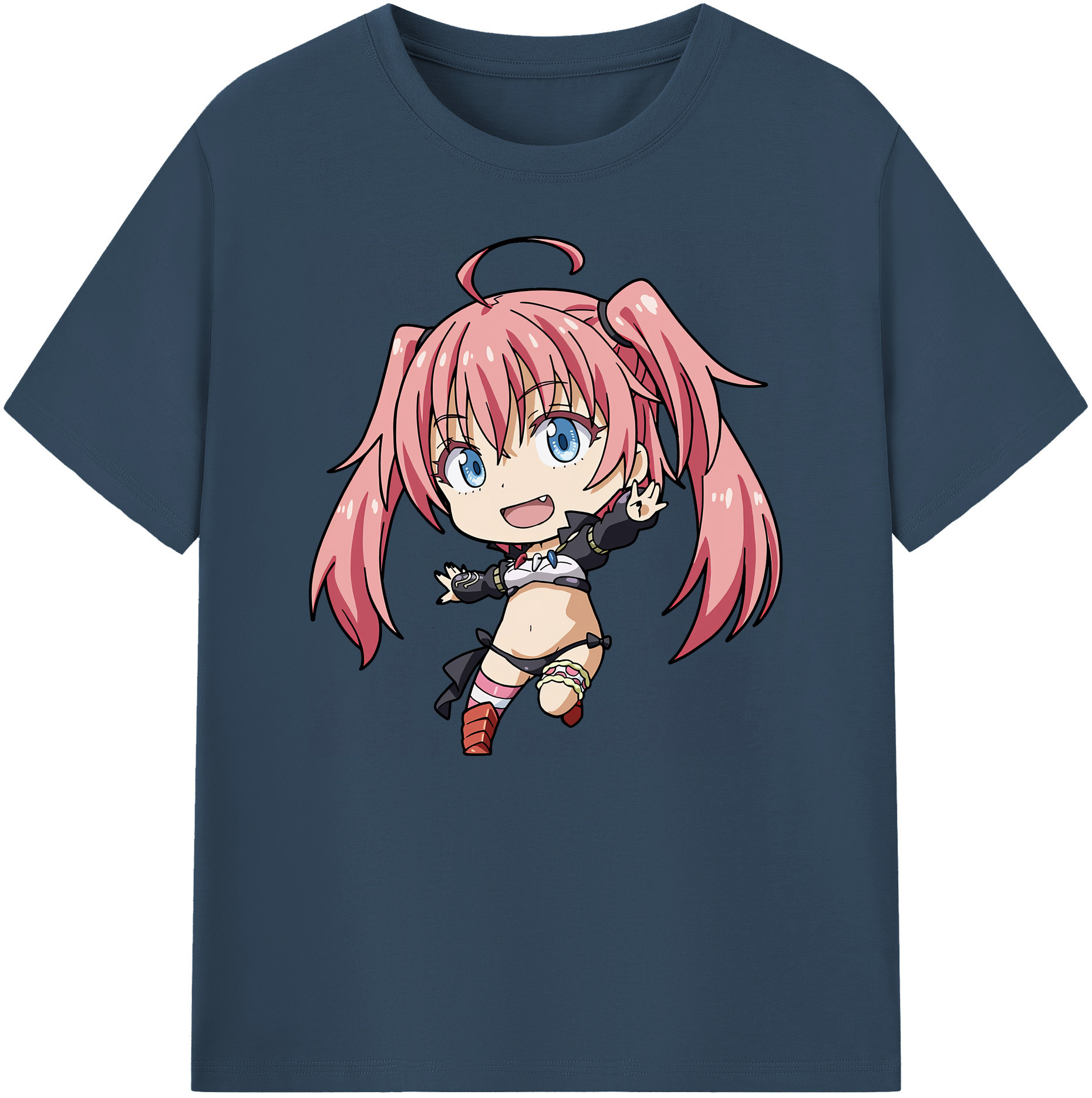 （画像用） 転スラ Regarding Reincarnated to Slime 綿100％ メンズ半袖Tシャツ｜肌触りやわらか＆通気性