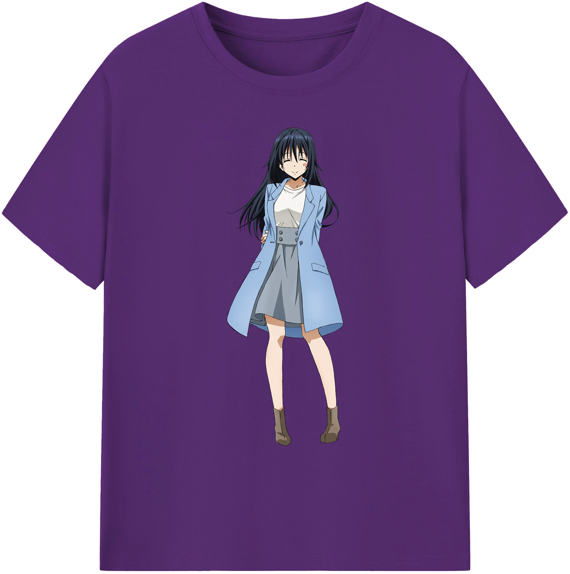 （画像用） 転スラ Regarding Reincarnated to Slime 綿100％ メンズ半袖Tシャツ｜肌触りやわらか＆通気性