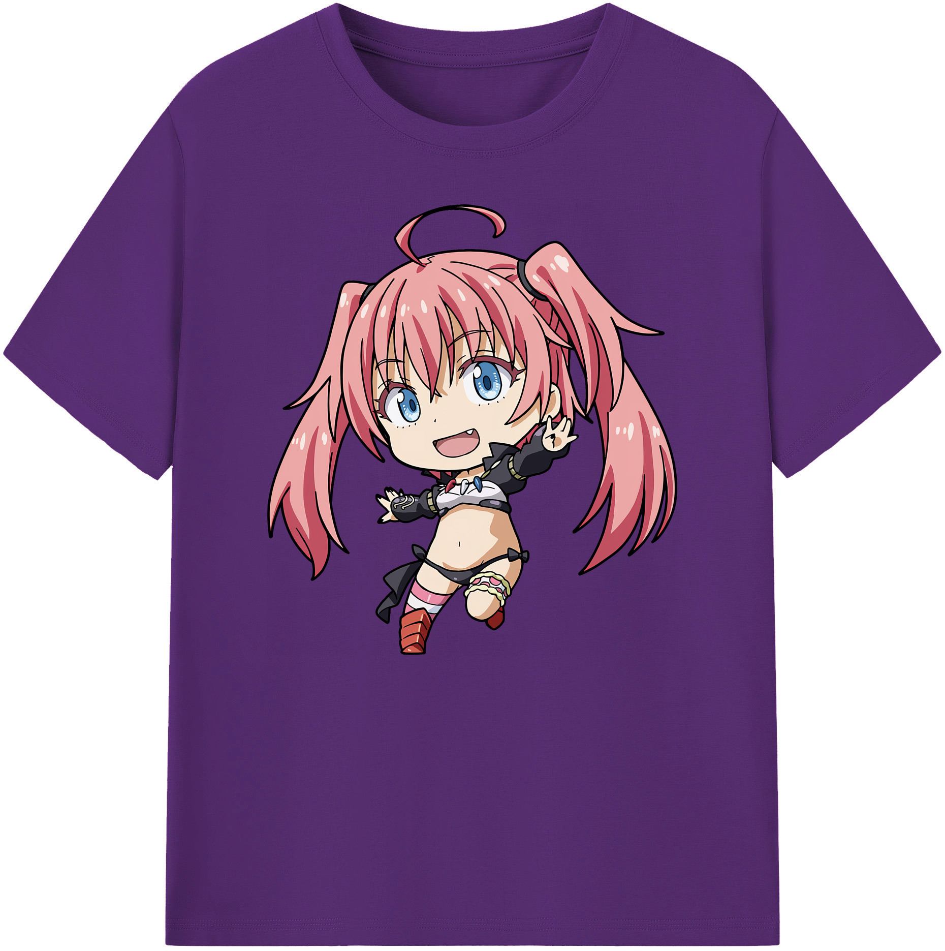 （画像用） 転スラ Regarding Reincarnated to Slime 綿100％ メンズ半袖Tシャツ｜肌触りやわらか＆通気性