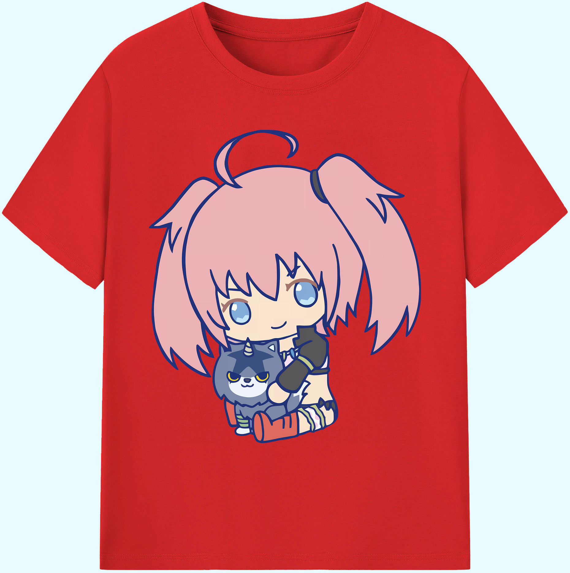 （画像用） 転スラ Regarding Reincarnated to Slime 綿100％ メンズ半袖Tシャツ｜肌触りやわらか＆通気性