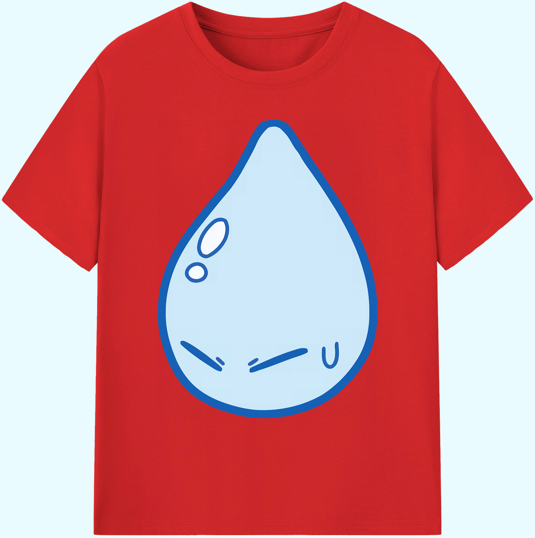（画像用） 転スラ Regarding Reincarnated to Slime 綿100％ メンズ半袖Tシャツ｜肌触りやわらか＆通気性