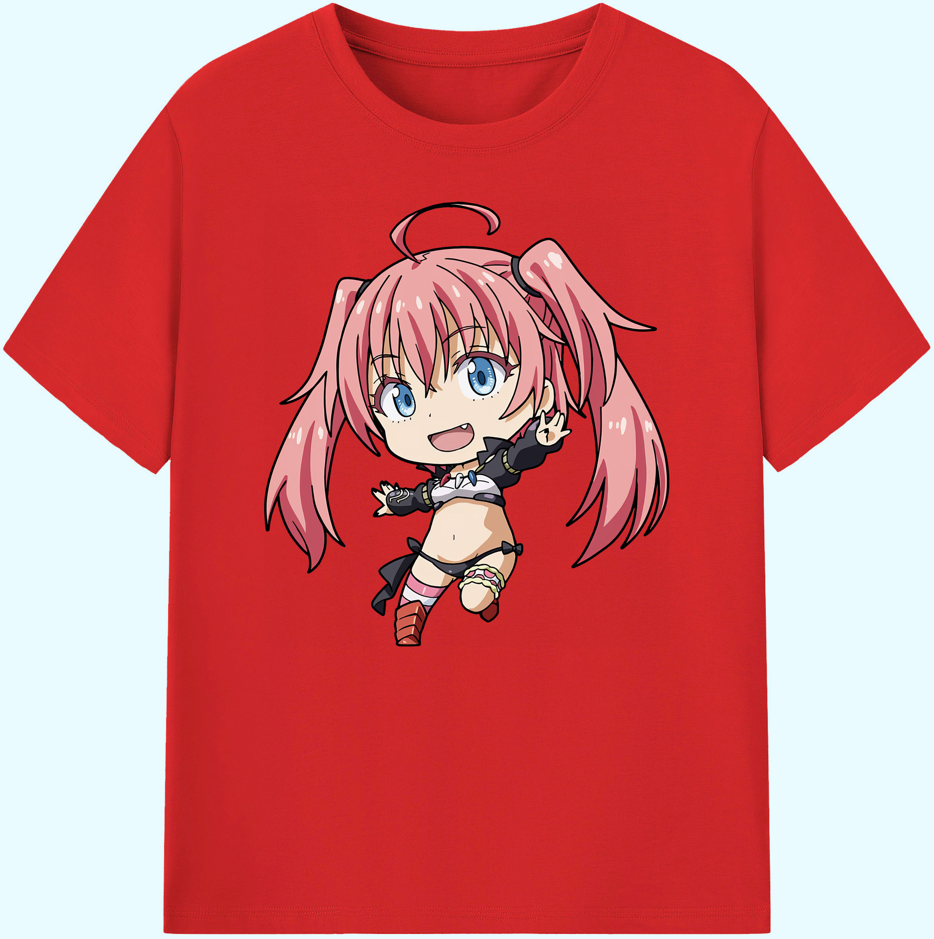 （画像用） 転スラ Regarding Reincarnated to Slime 綿100％ メンズ半袖Tシャツ｜肌触りやわらか＆通気性