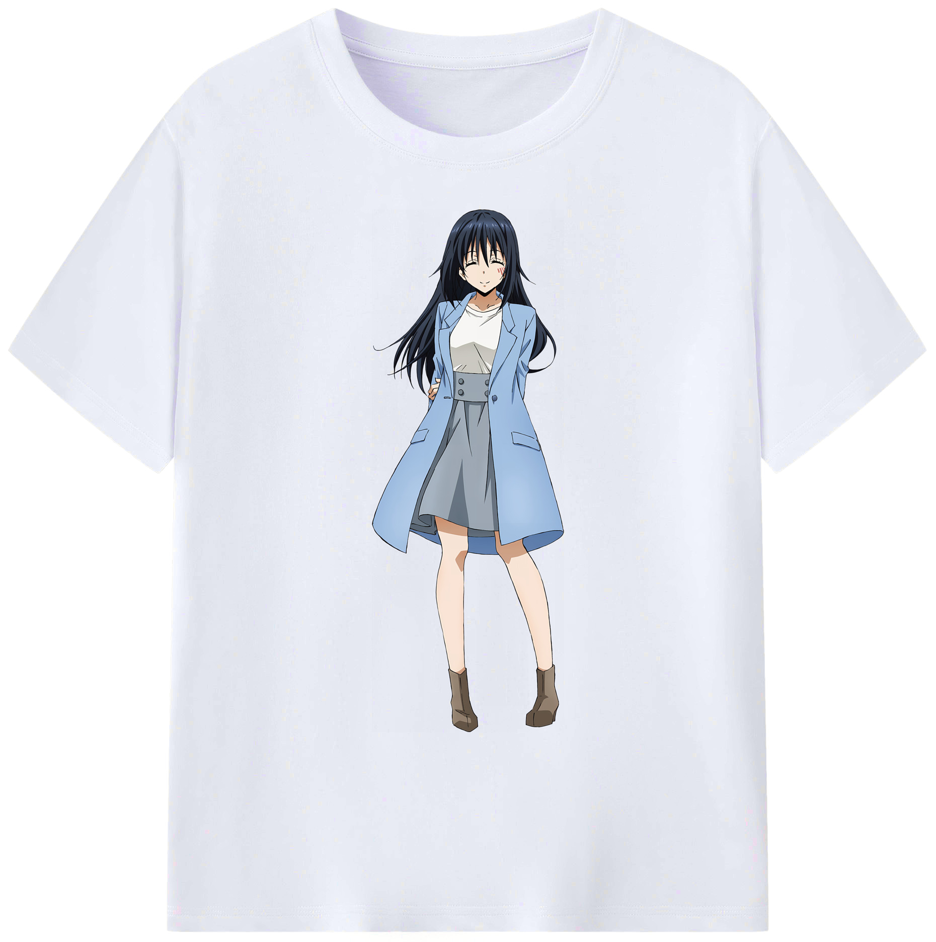 （画像用） 転スラ Regarding Reincarnated to Slime 綿100％ メンズ半袖Tシャツ｜肌触りやわらか＆通気性