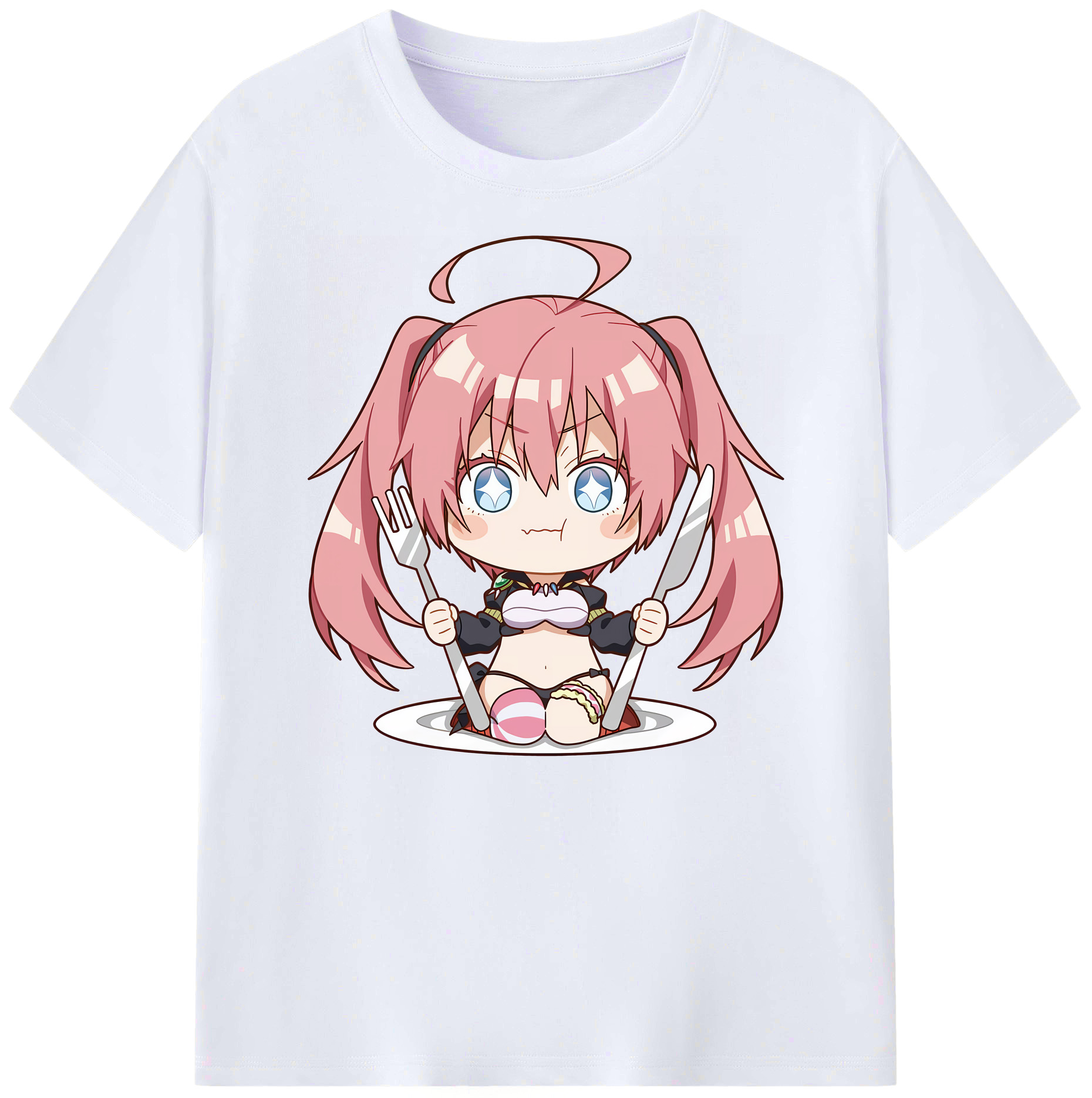 （画像用） 転スラ Regarding Reincarnated to Slime 綿100％ メンズ半袖Tシャツ｜肌触りやわらか＆通気性