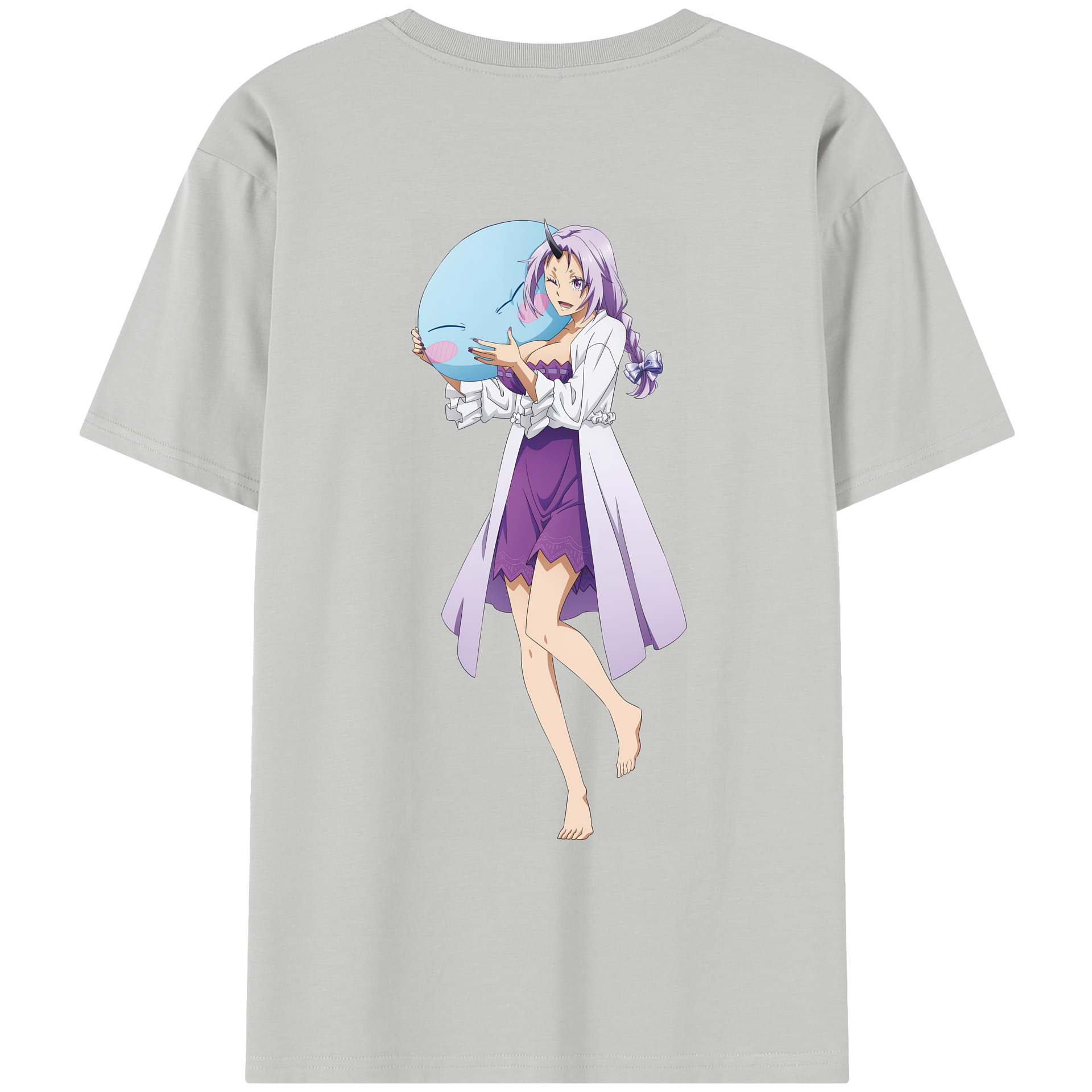 （画像用） 転スラ Regarding Reincarnated to Slime レディース半袖Tシャツ(バックプリント)
