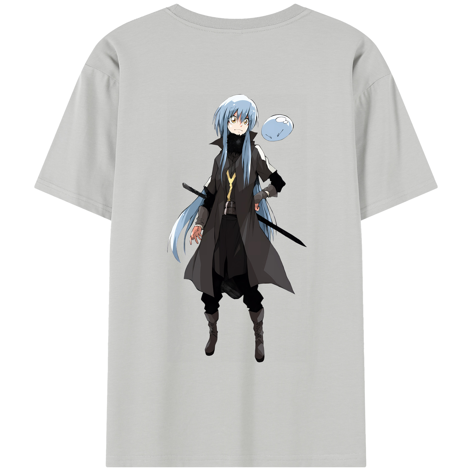（画像用） 転スラ Regarding Reincarnated to Slime レディース半袖Tシャツ(バックプリント)