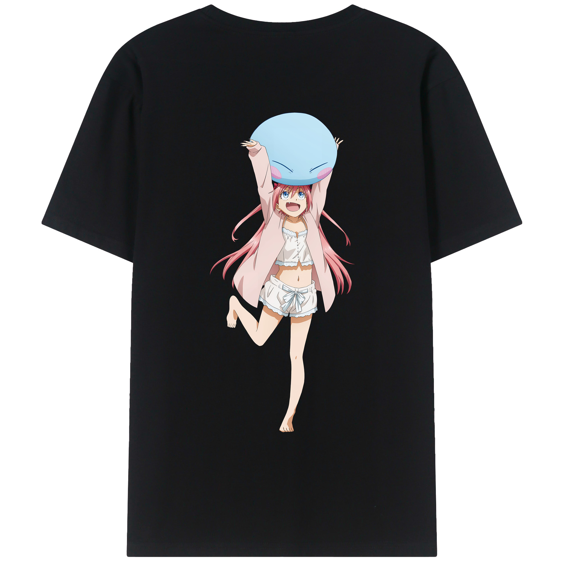 （画像用） 転スラ Regarding Reincarnated to Slime レディース半袖Tシャツ(バックプリント)
