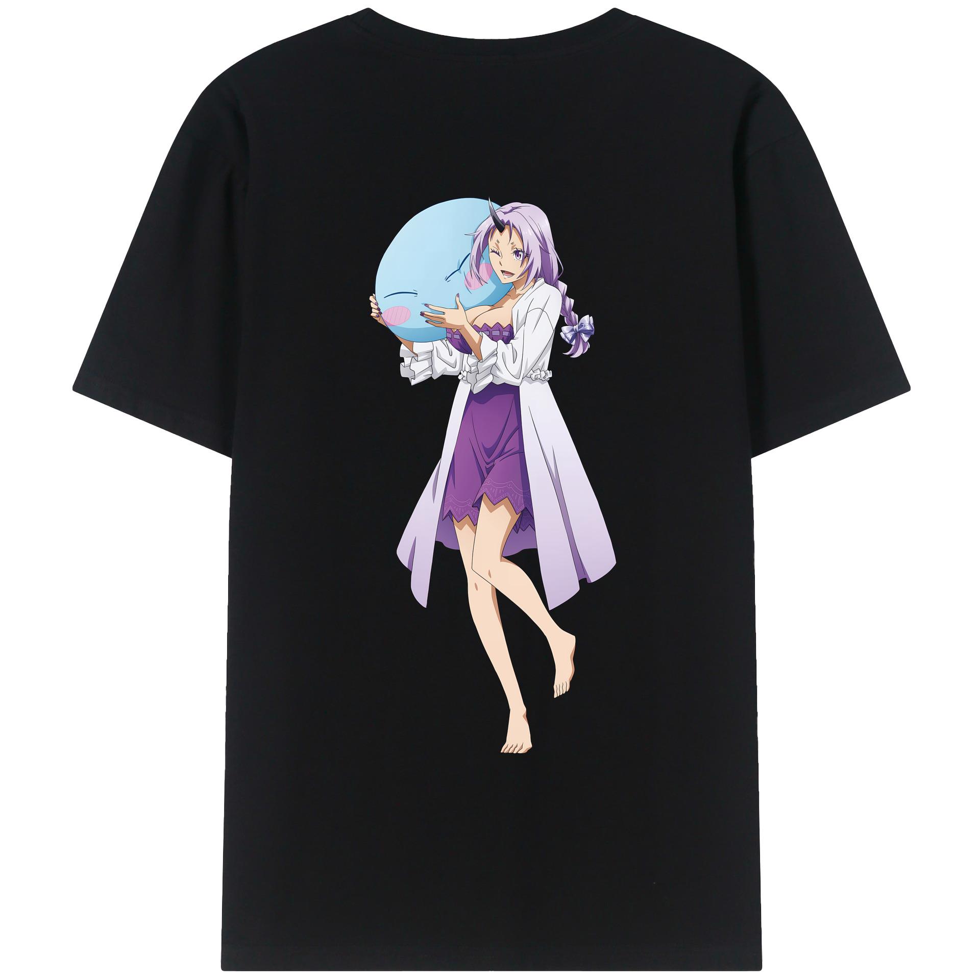 （画像用） 転スラ Regarding Reincarnated to Slime レディース半袖Tシャツ(バックプリント)